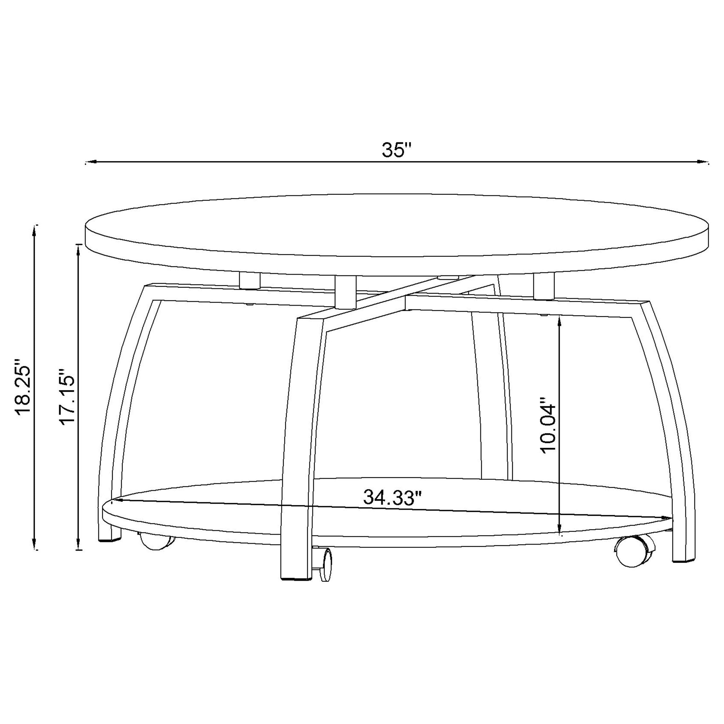 Dacre Mobile Coffee Table - Ideal Furniture (Fresno,CA)