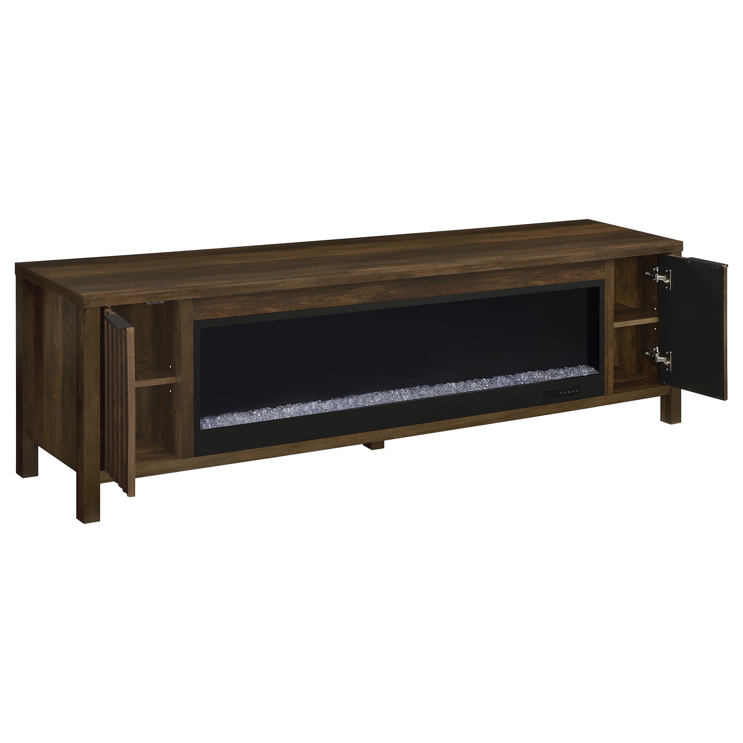 Carey TV Stand Fireplace Console - Ideal Furniture (Fresno,CA)