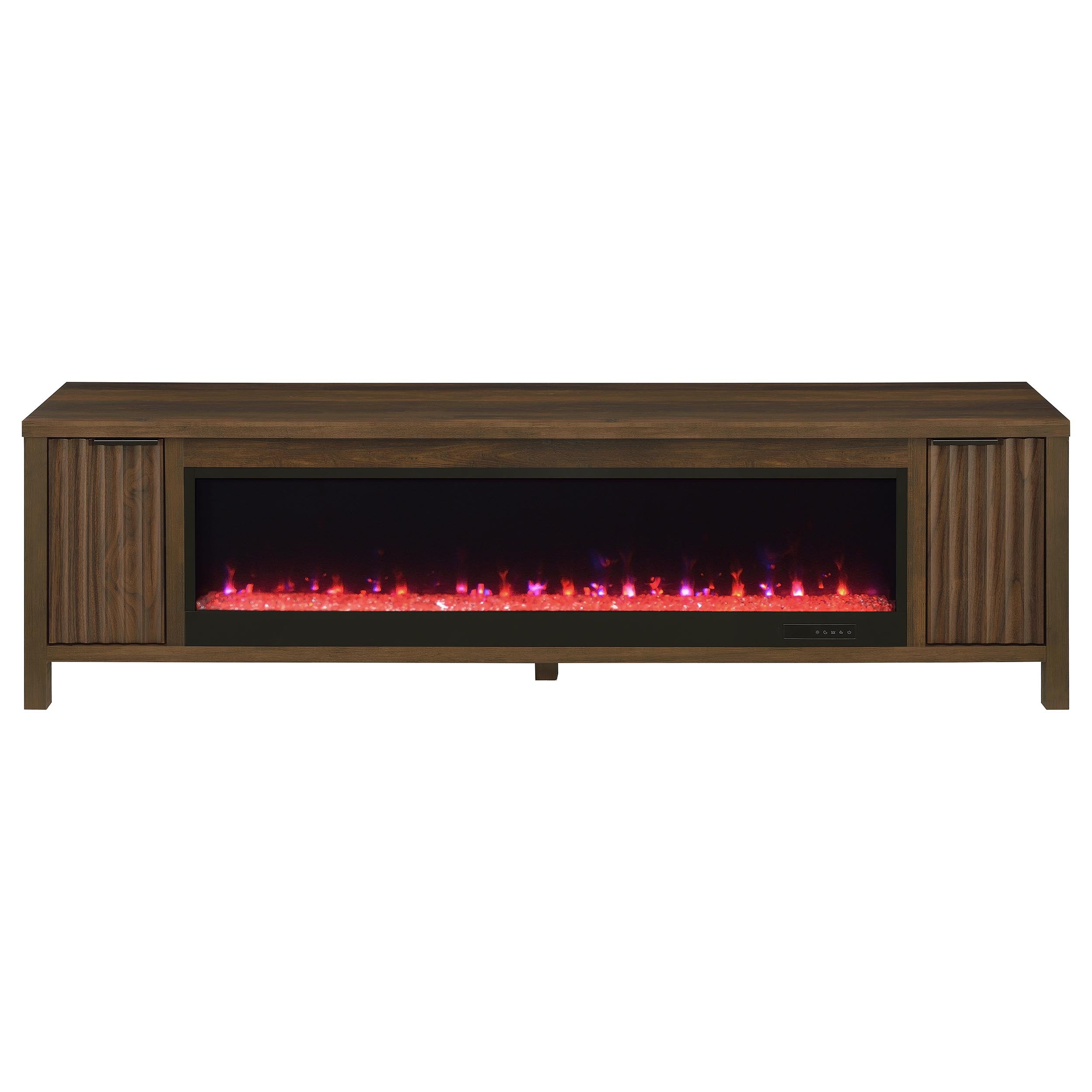Carey TV Stand Fireplace Console - Ideal Furniture (Fresno,CA)