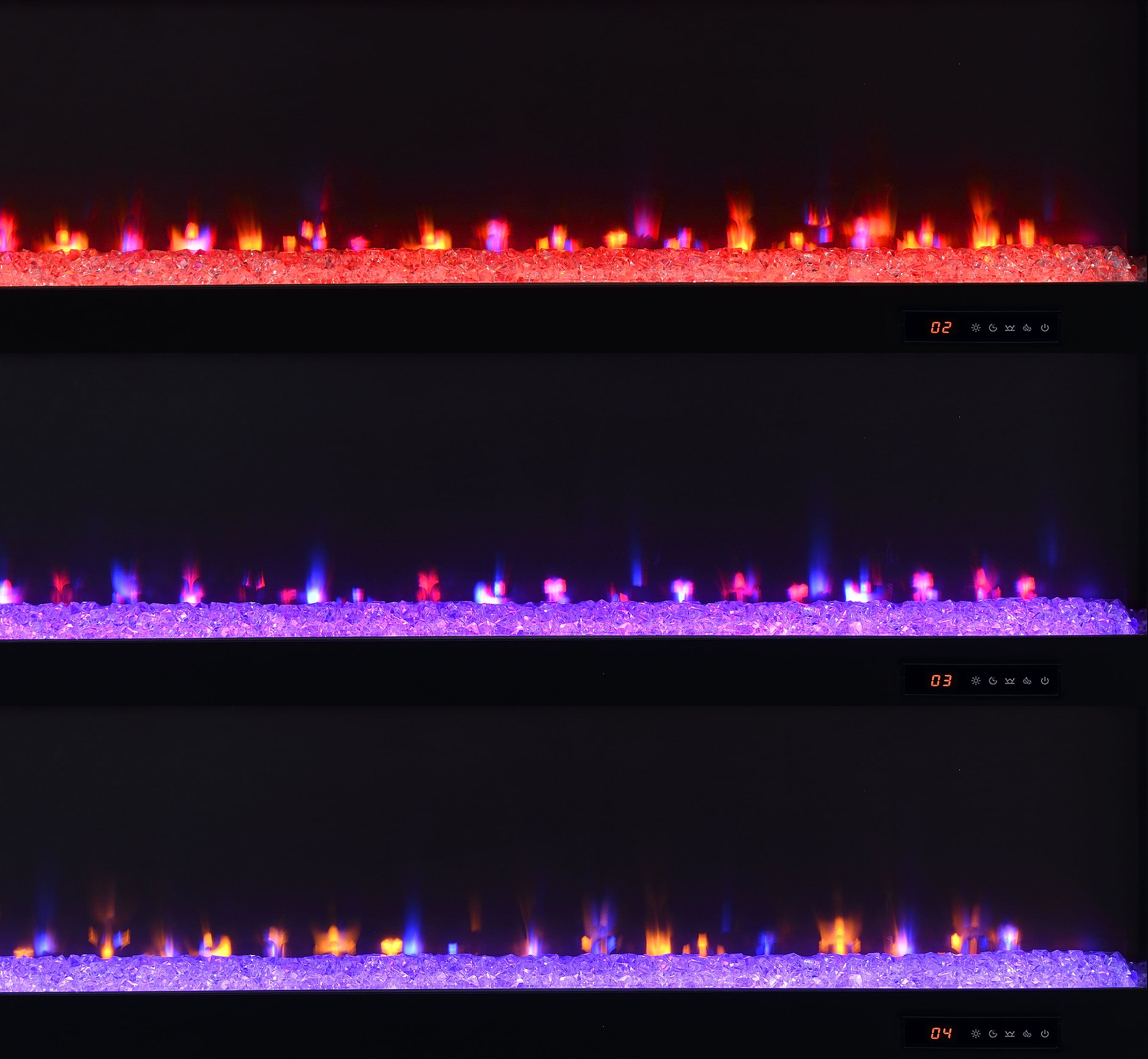 Deiter TV Stand Fireplace Console - Ideal Furniture (Fresno,CA)