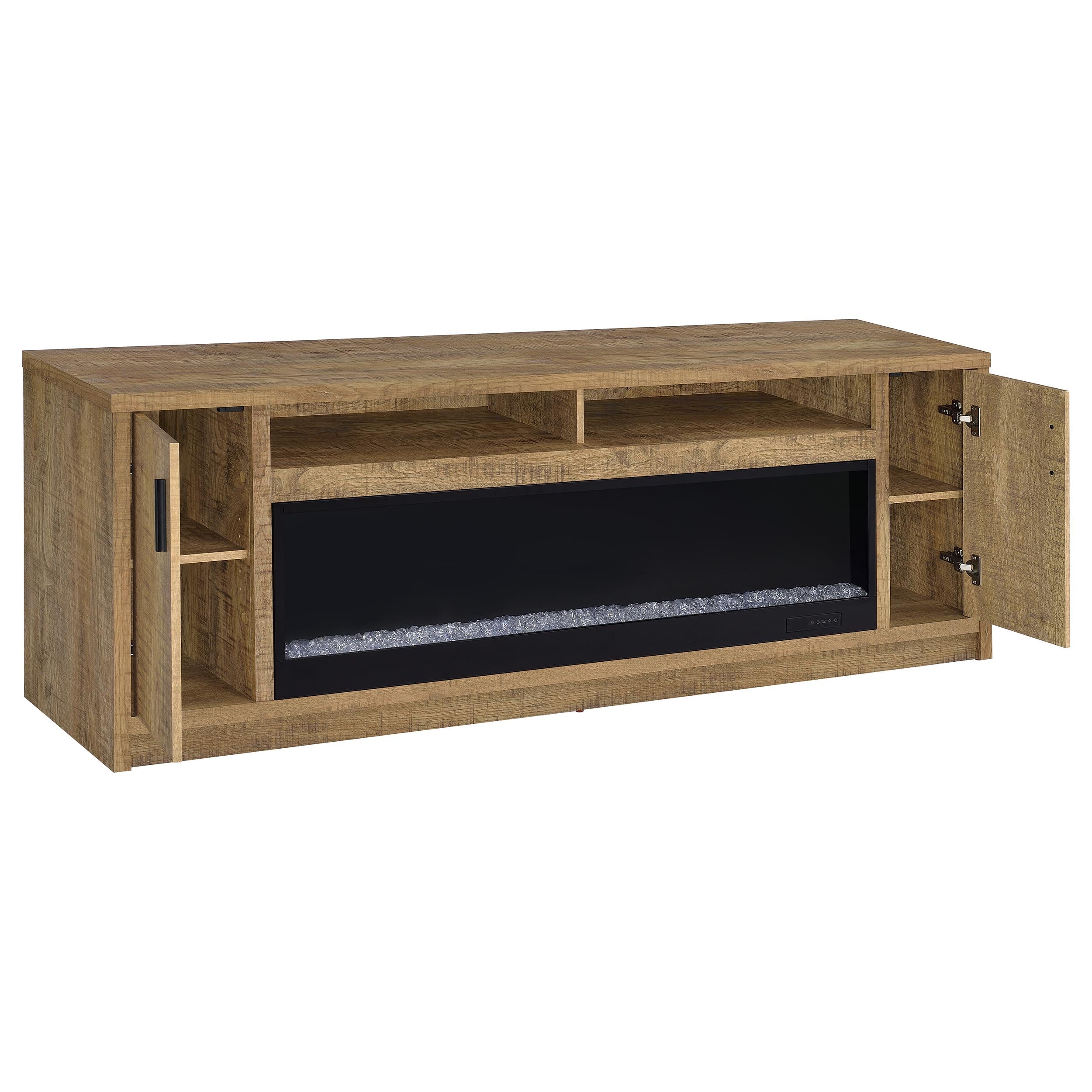 Eddy TV Stand Fireplace Console - Ideal Furniture (Fresno,CA)