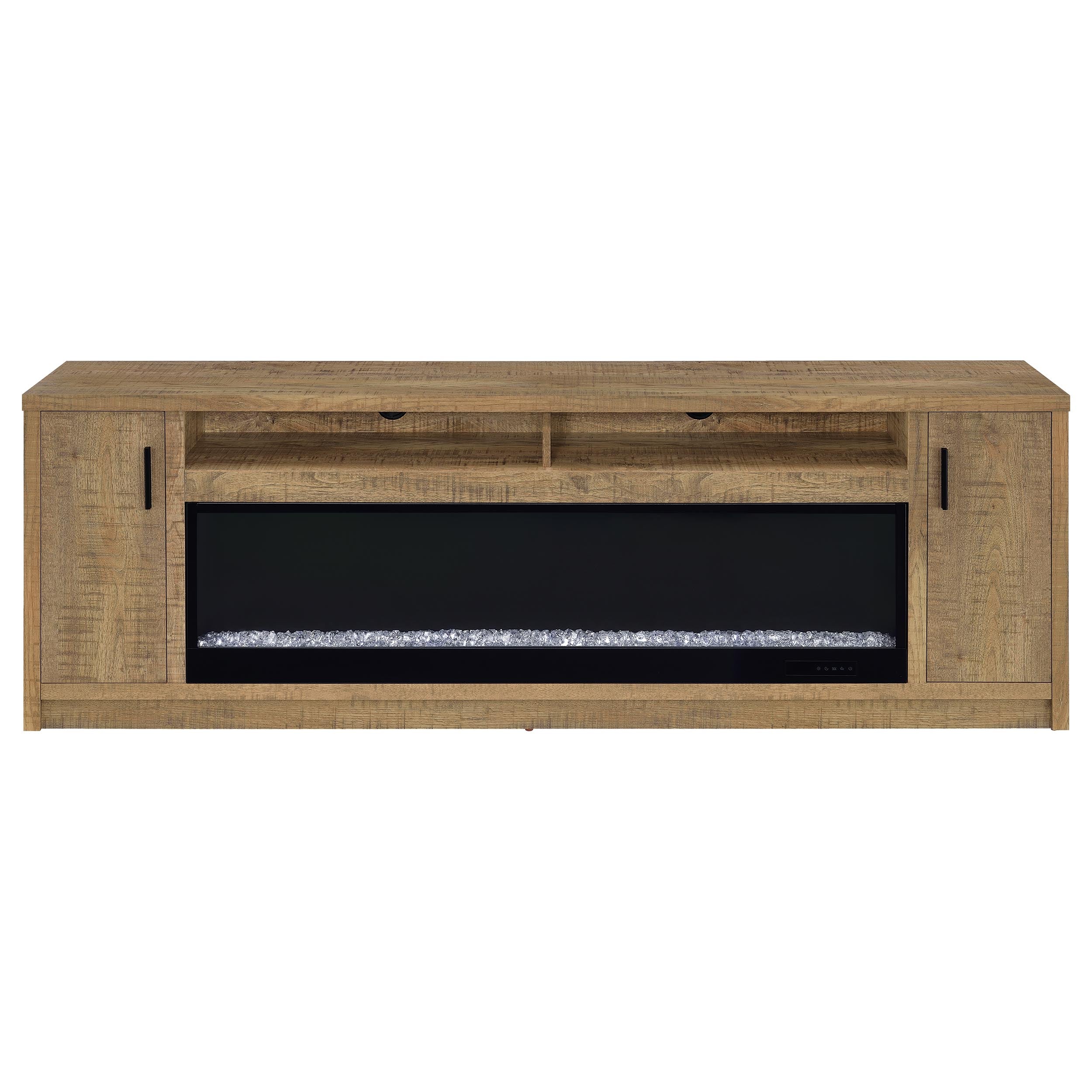 Eddy TV Stand Fireplace Console - Ideal Furniture (Fresno,CA)