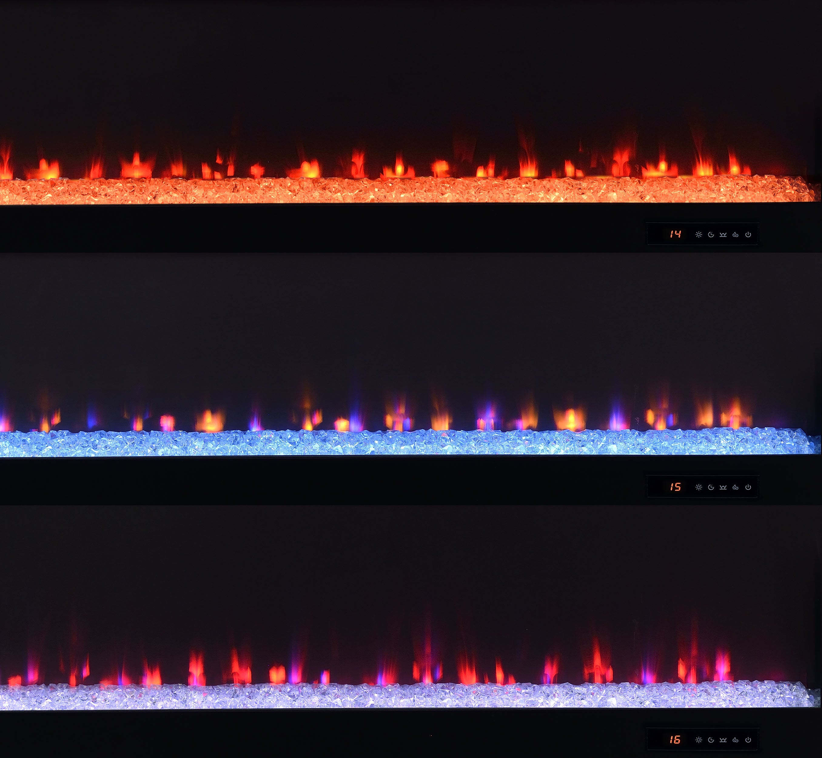 Eddy TV Stand Fireplace Console - Ideal Furniture (Fresno,CA)