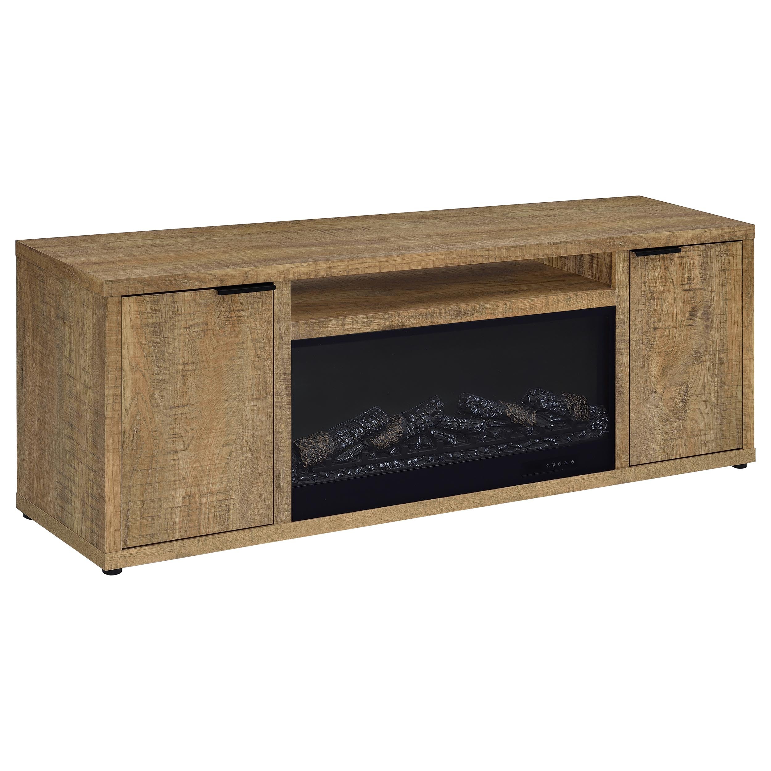 Fuller TV Stand Fireplace Console - Ideal Furniture (Fresno,CA)