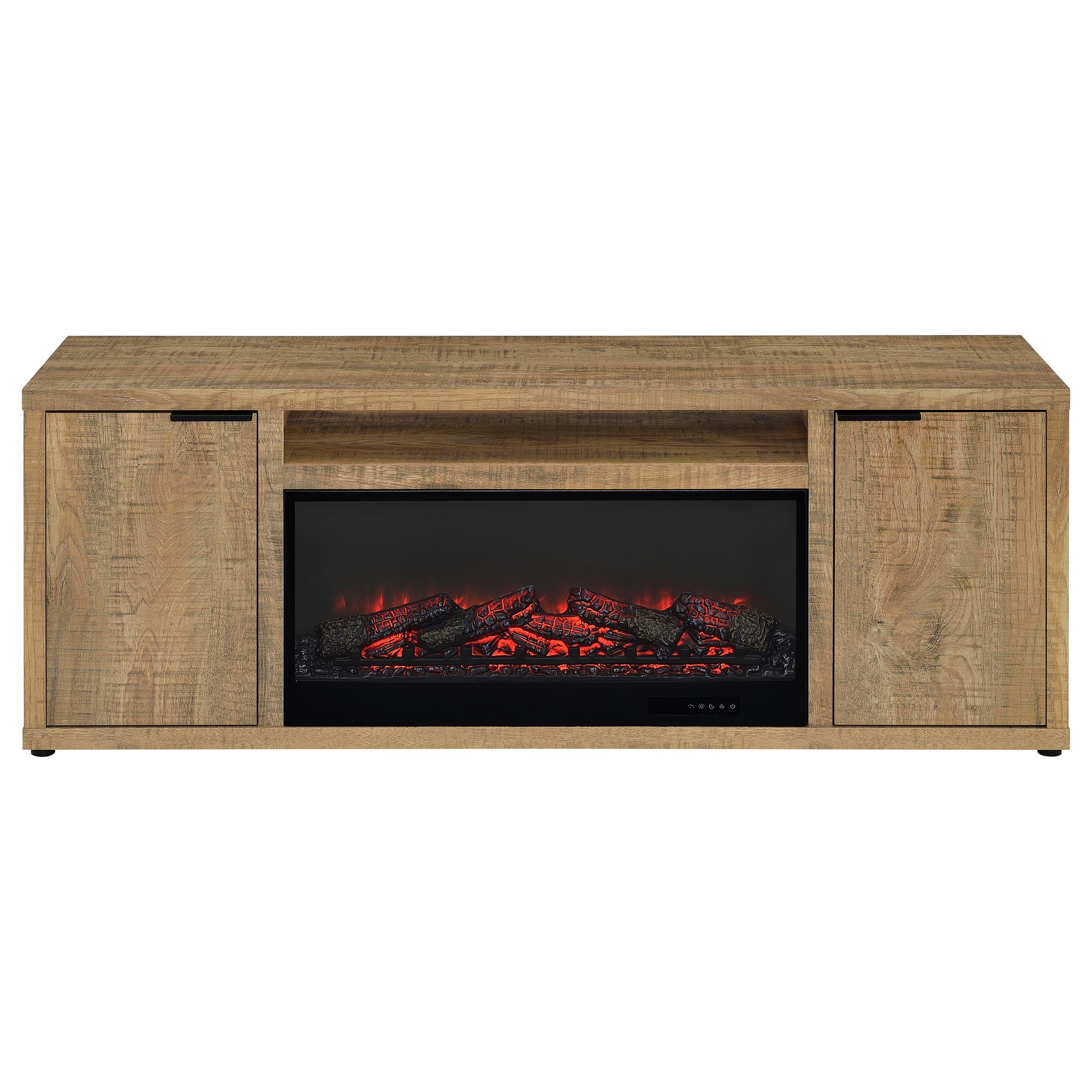 Fuller TV Stand Fireplace Console - Ideal Furniture (Fresno,CA)
