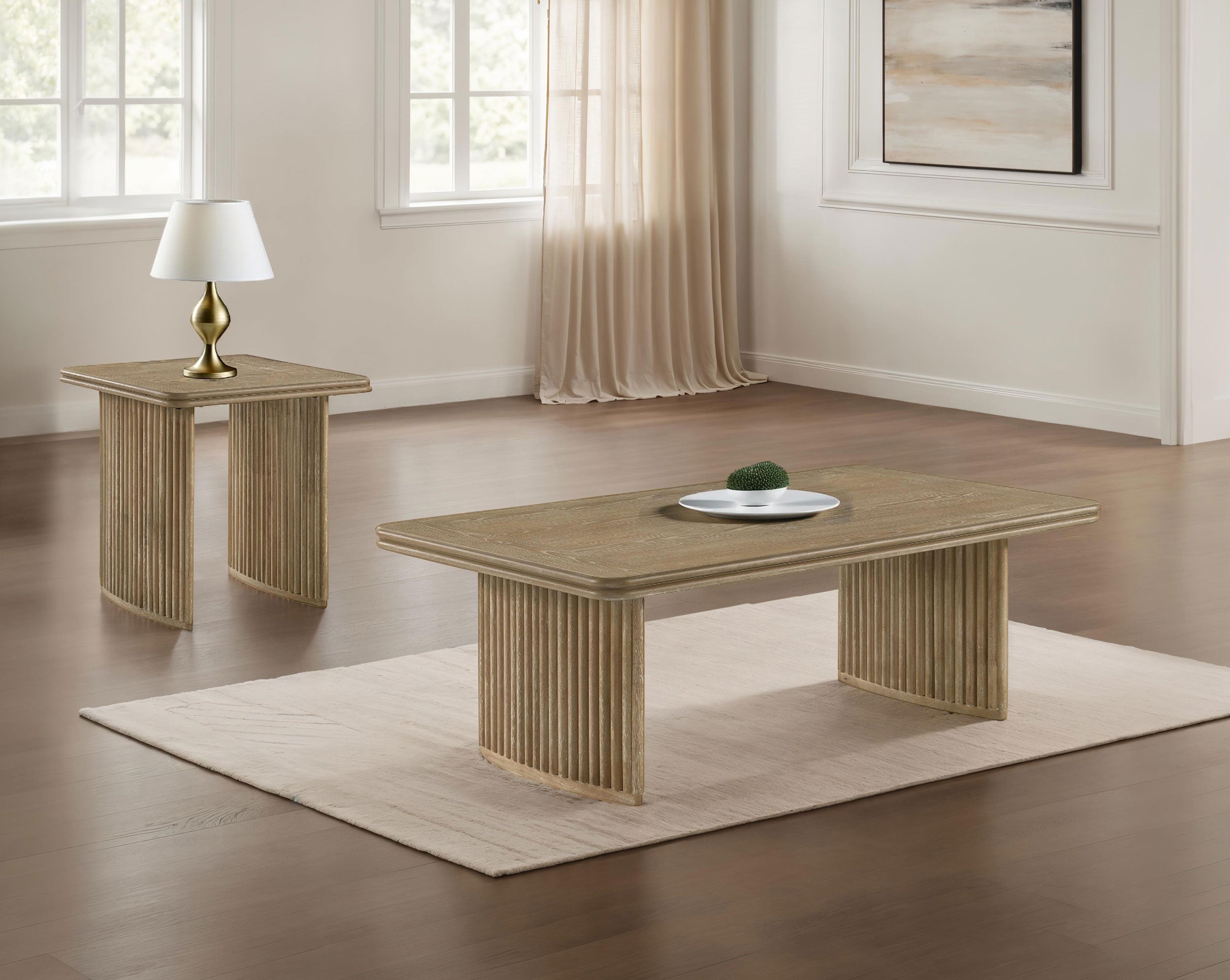 Adina Coffee Table Set - Ideal Furniture (Fresno,CA)