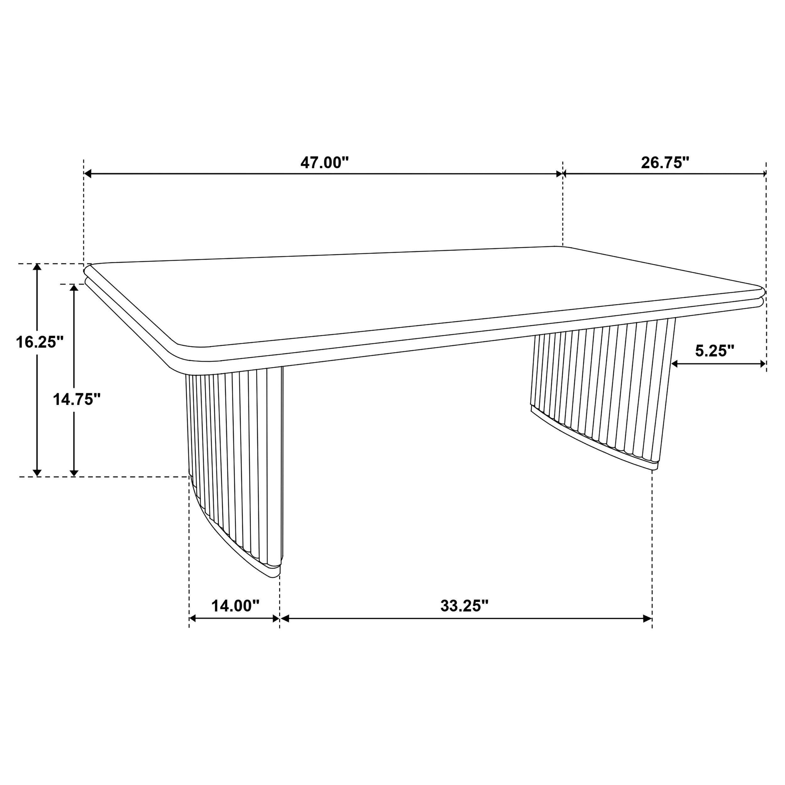 Adina Coffee Table Set - Ideal Furniture (Fresno,CA)