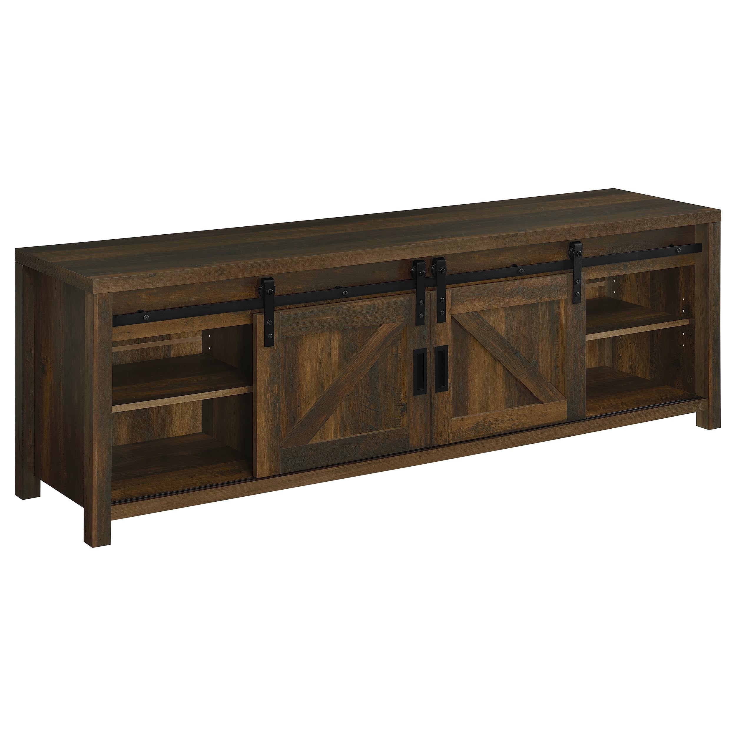 Enfield TV Stand Fireplace Console - Ideal Furniture (Fresno,CA)