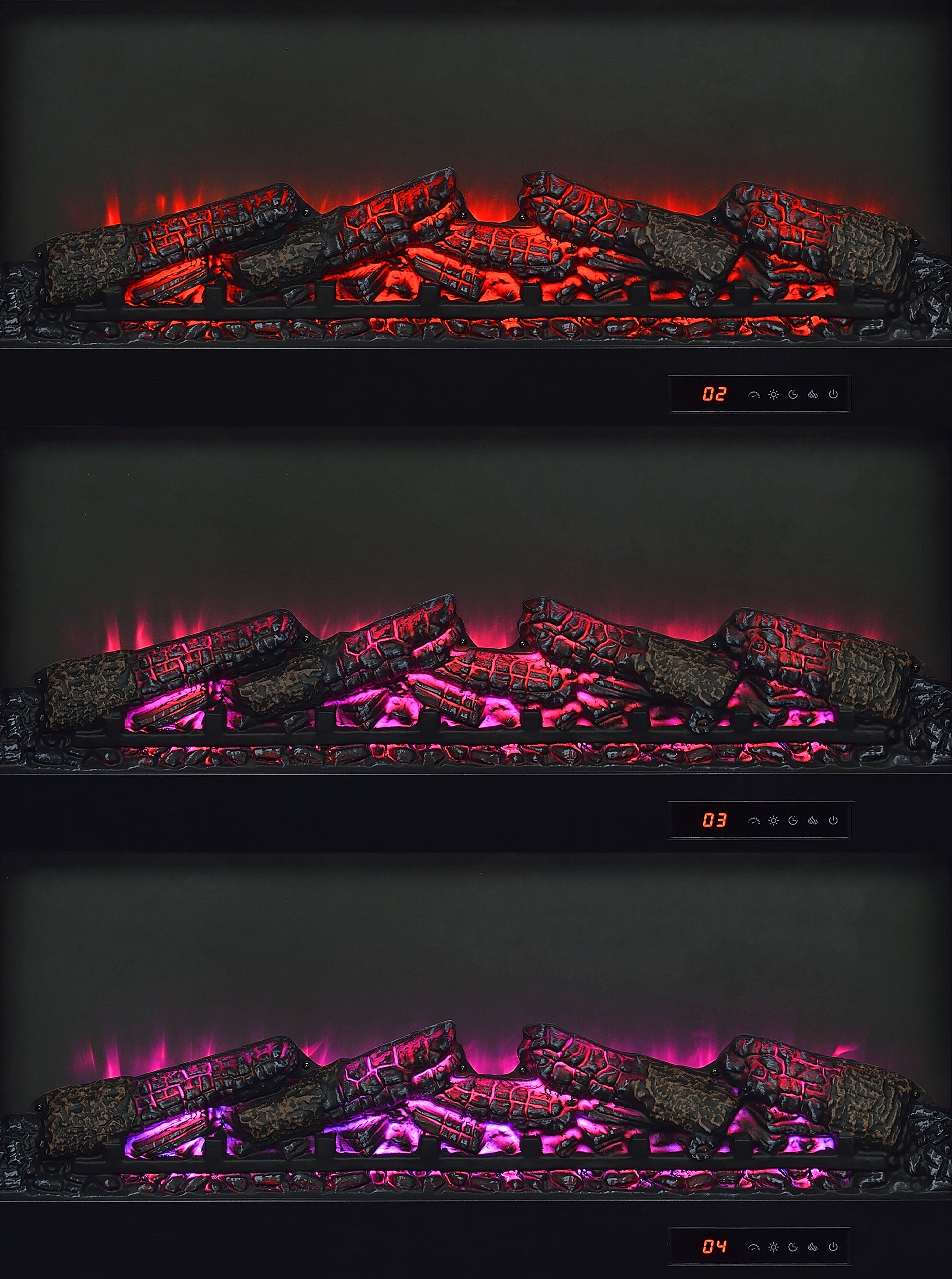 Enfield TV Stand Fireplace Console - Ideal Furniture (Fresno,CA)