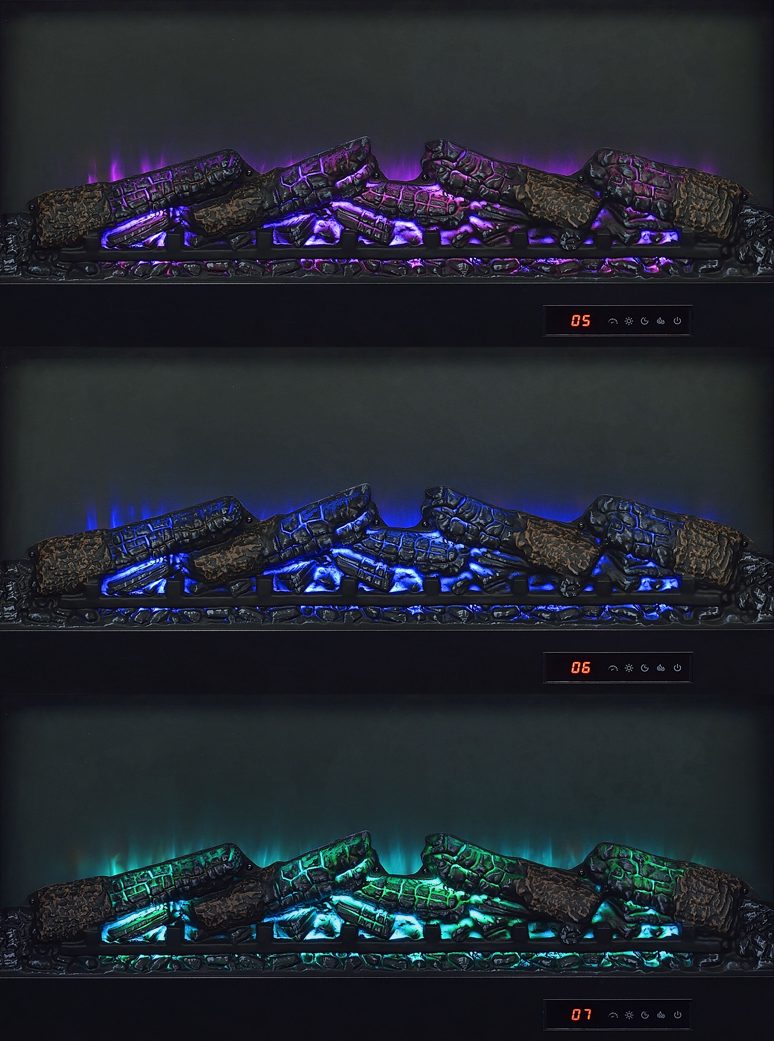 Enfield TV Stand Fireplace Console - Ideal Furniture (Fresno,CA)