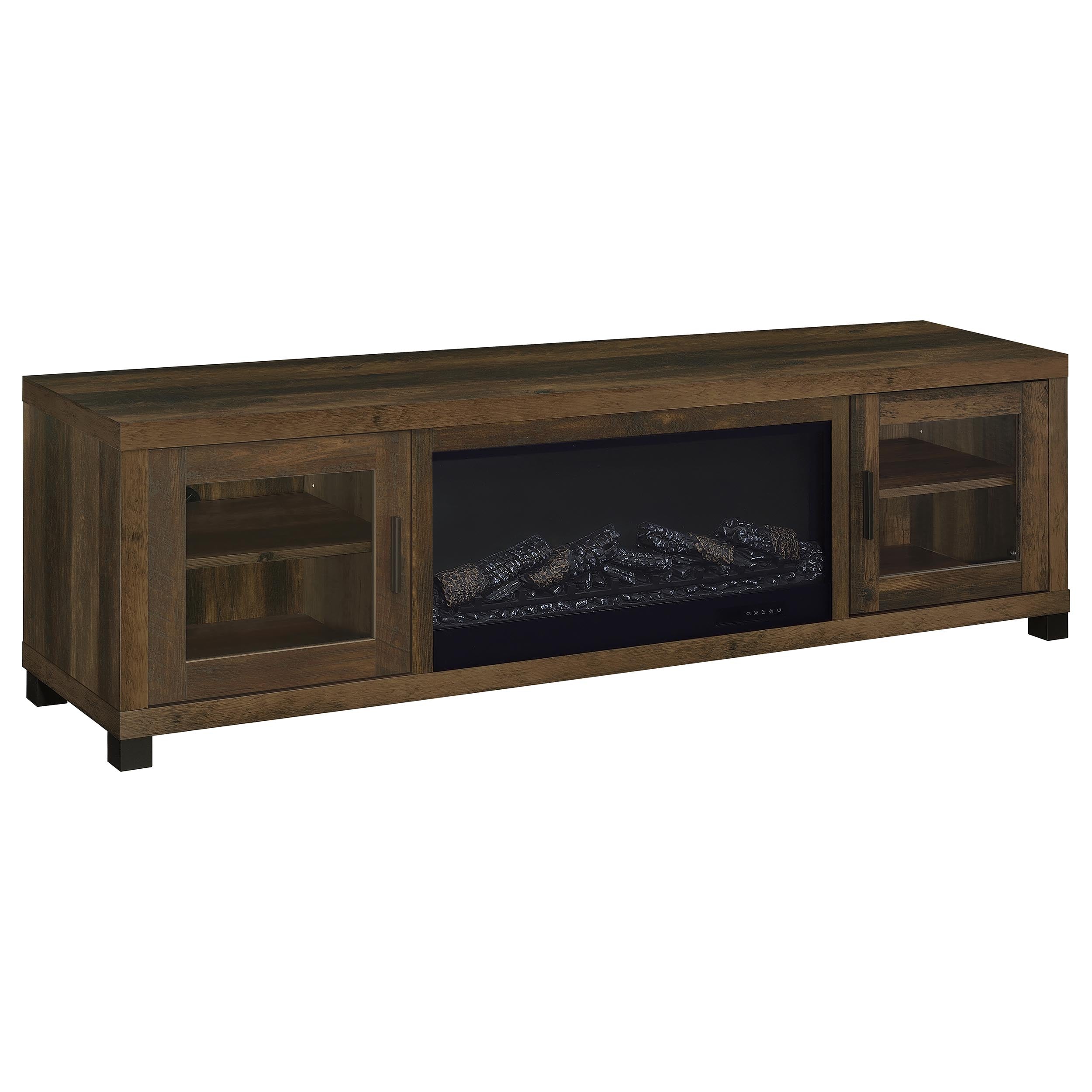 Havering TV Stand Fireplace Console - Ideal Furniture (Fresno,CA)