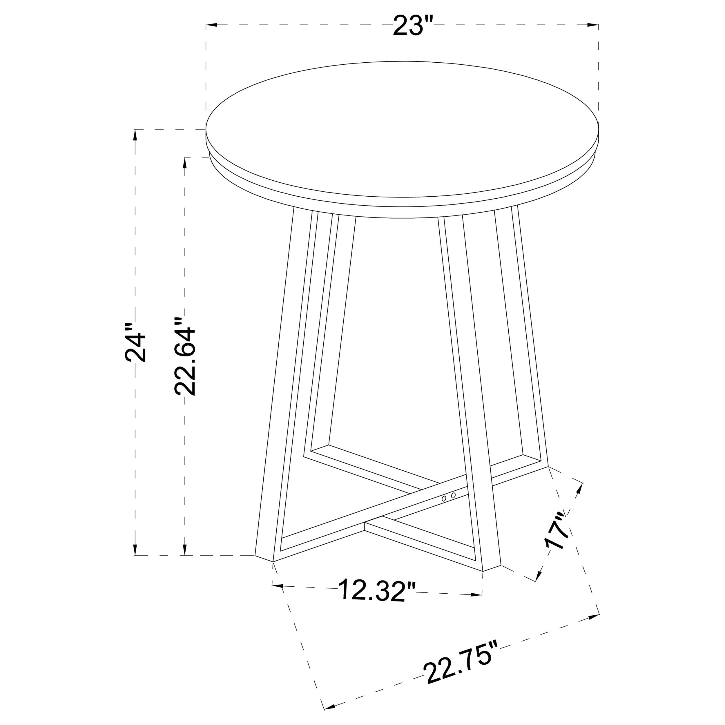 Hugo End Table - Ideal Furniture (Fresno,CA)