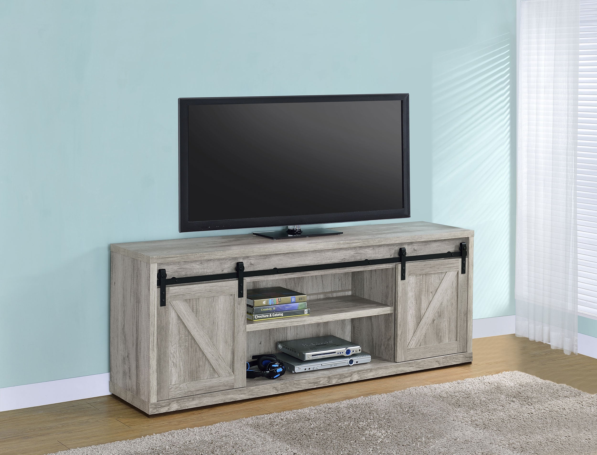 Brockton TV Stand - Ideal Furniture (Fresno,CA)