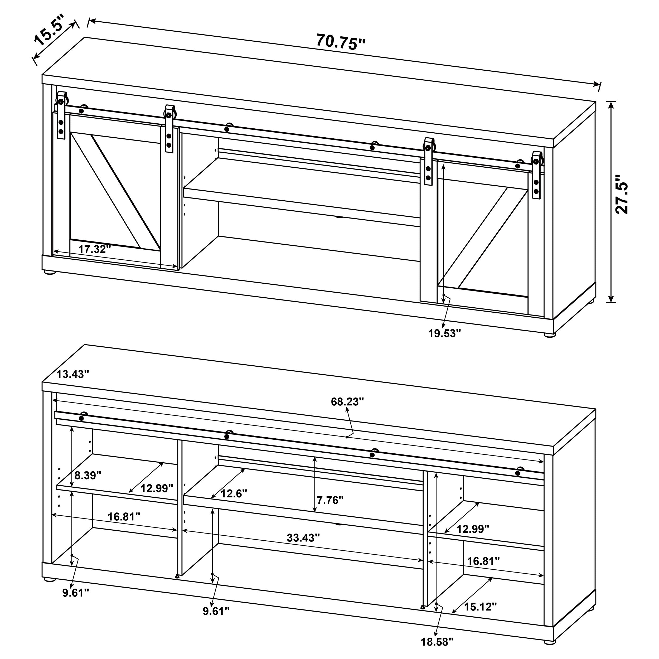 Brockton TV Stand - Ideal Furniture (Fresno,CA)