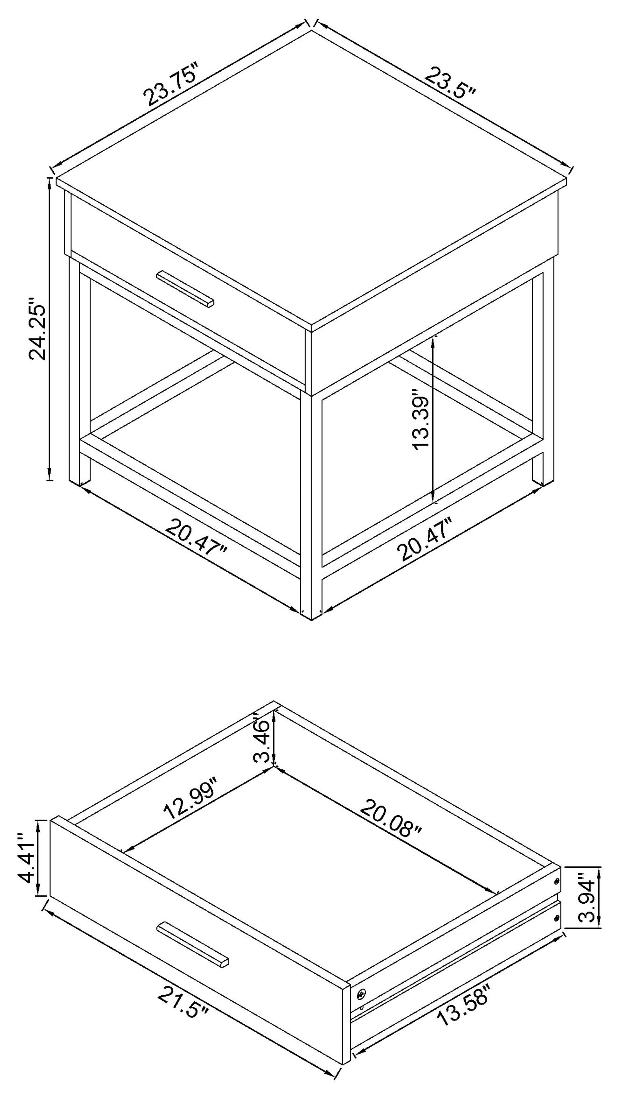 Byers End Table - Ideal Furniture (Fresno,CA)