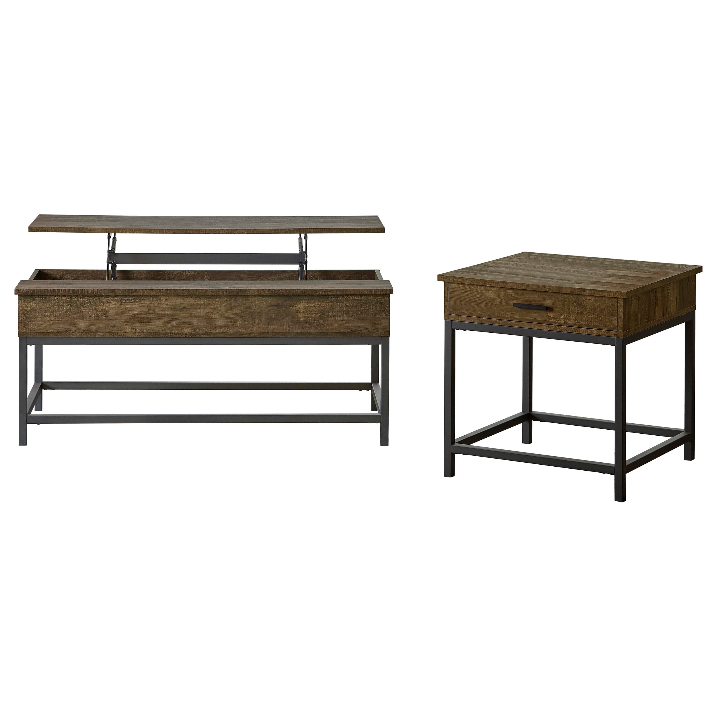 Byers Lift-Top Coffee Table Set - Ideal Furniture (Fresno,CA)