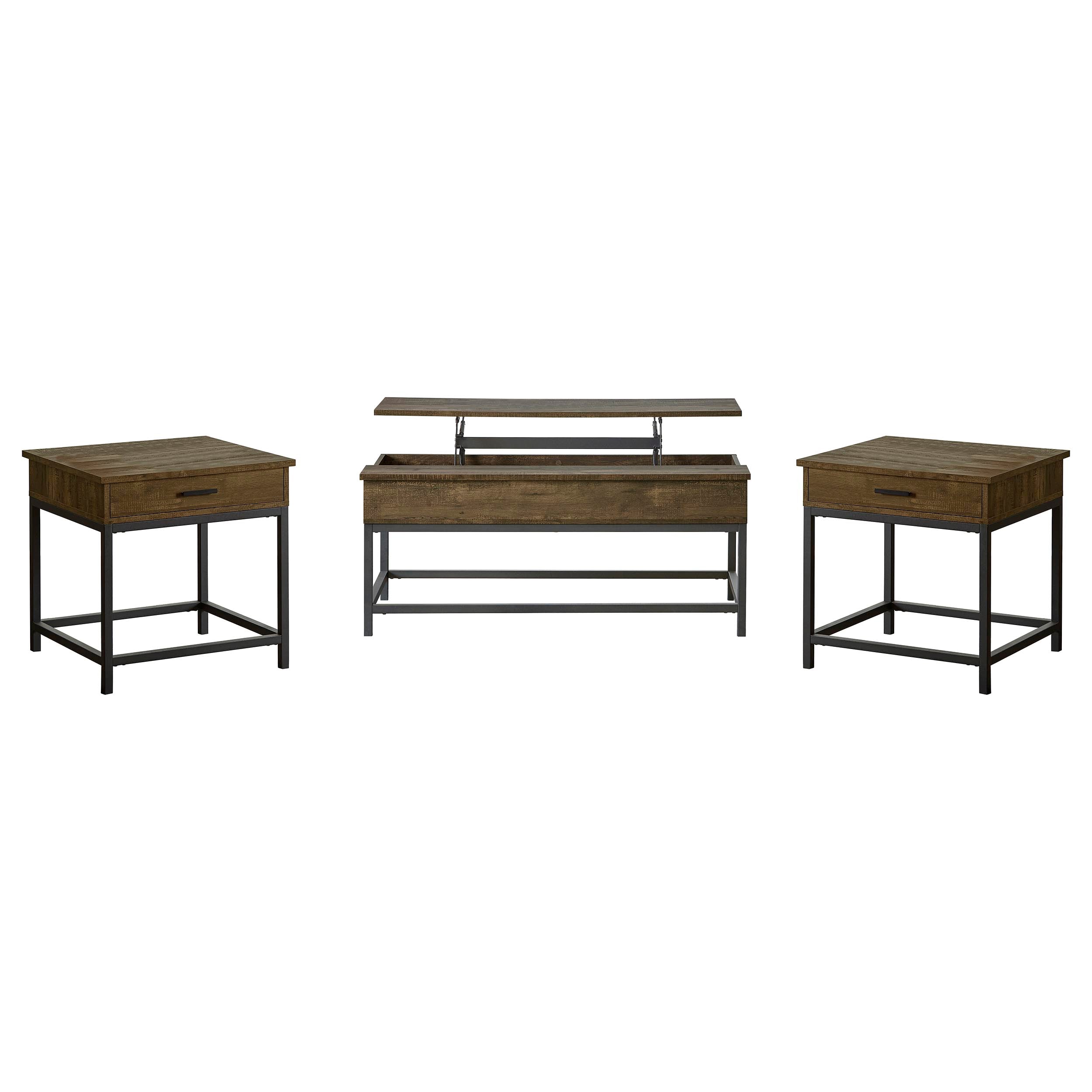 Byers Lift-Top Coffee Table Set - Ideal Furniture (Fresno,CA)