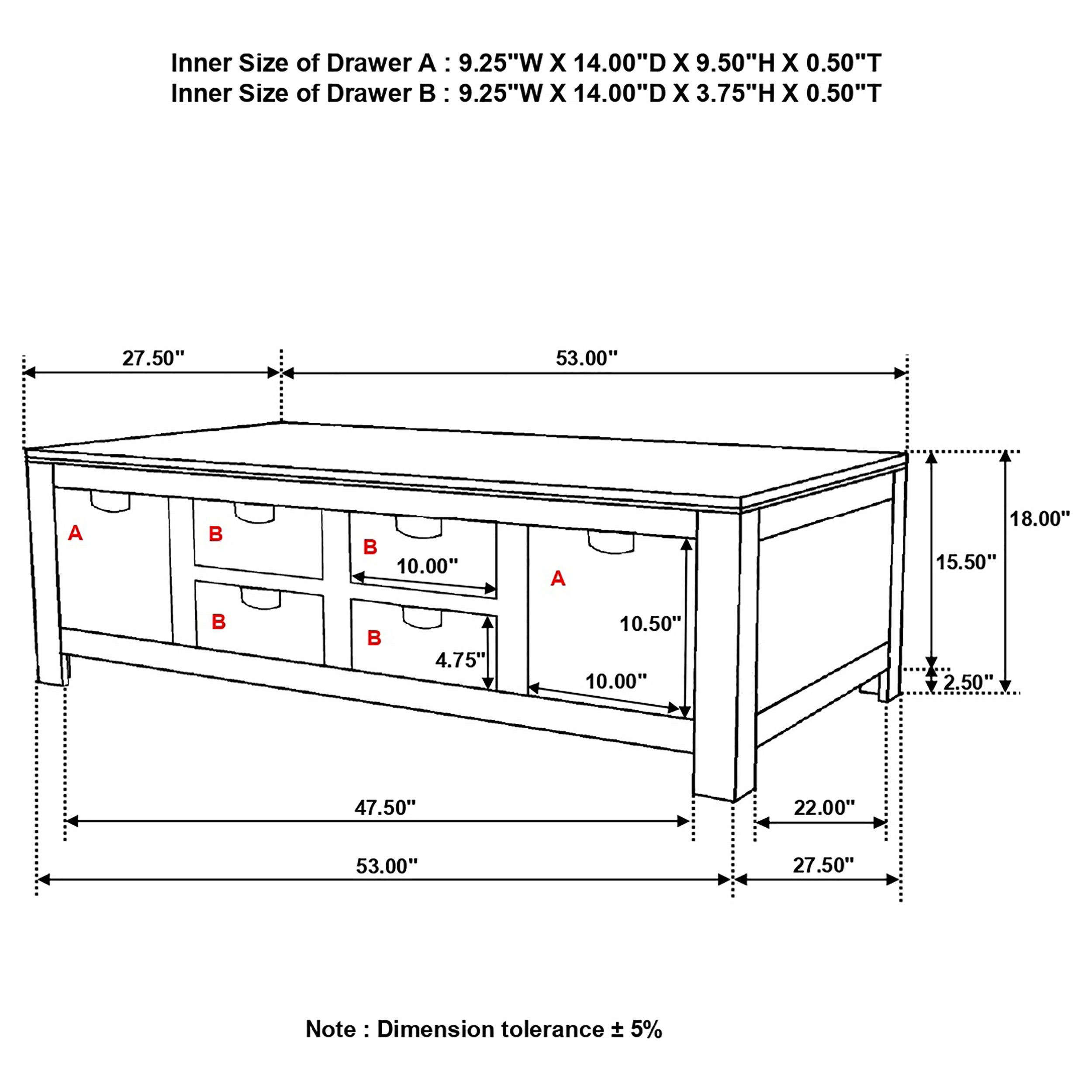 Esther Coffee Table - Ideal Furniture (Fresno,CA)