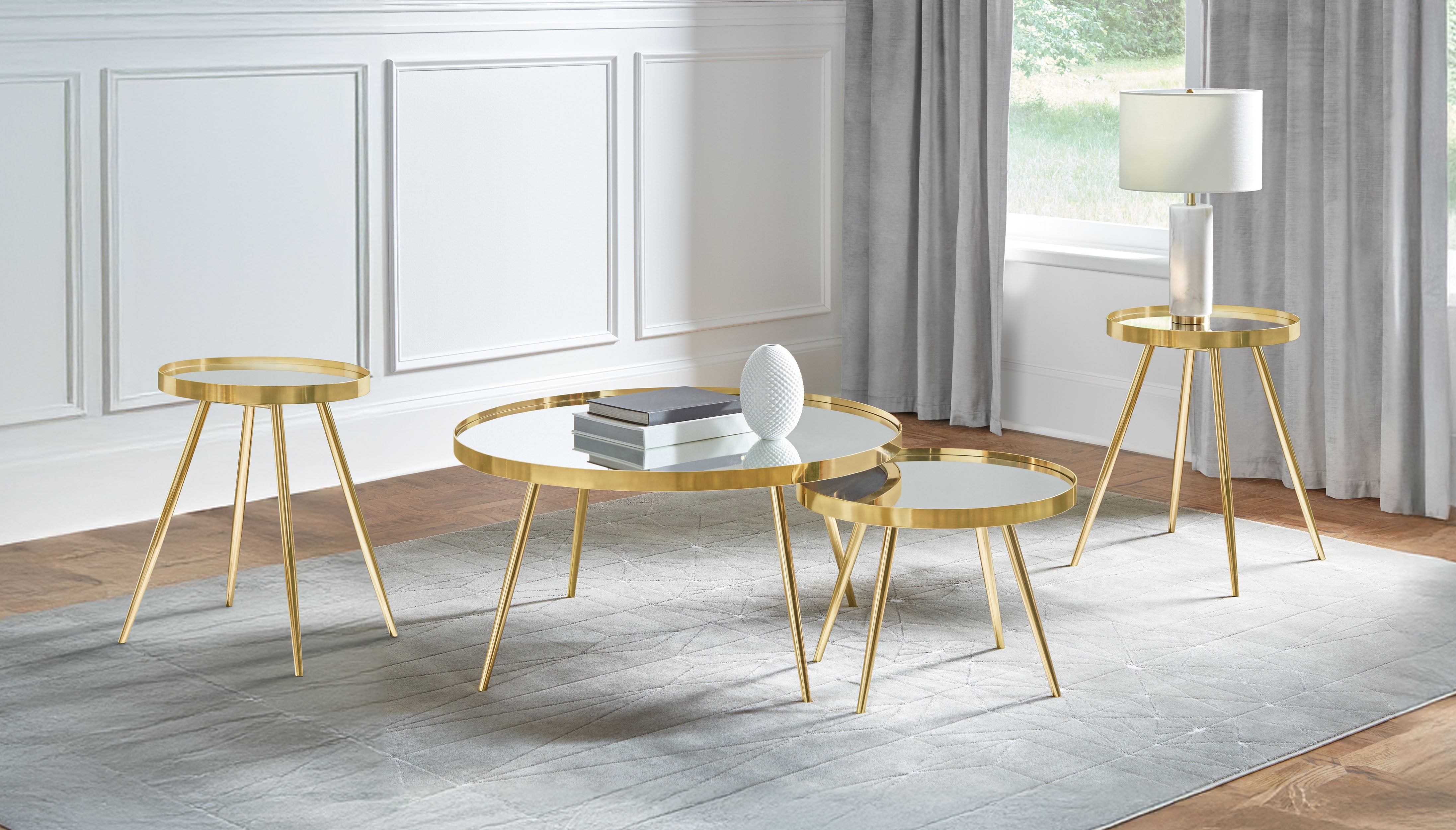 Kaelyn Coffee Table Set - Ideal Furniture (Fresno,CA)