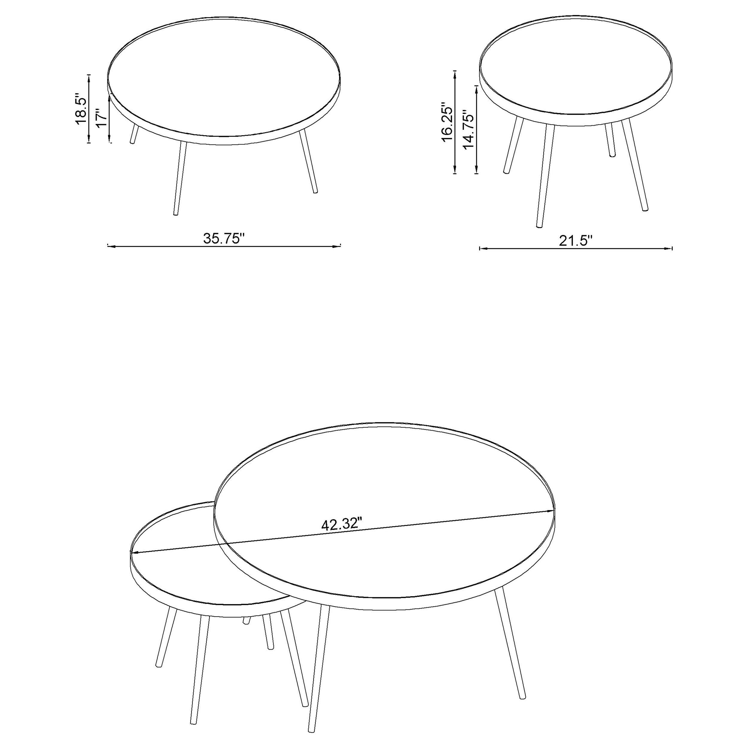 Kaelyn Coffee Table Set - Ideal Furniture (Fresno,CA)