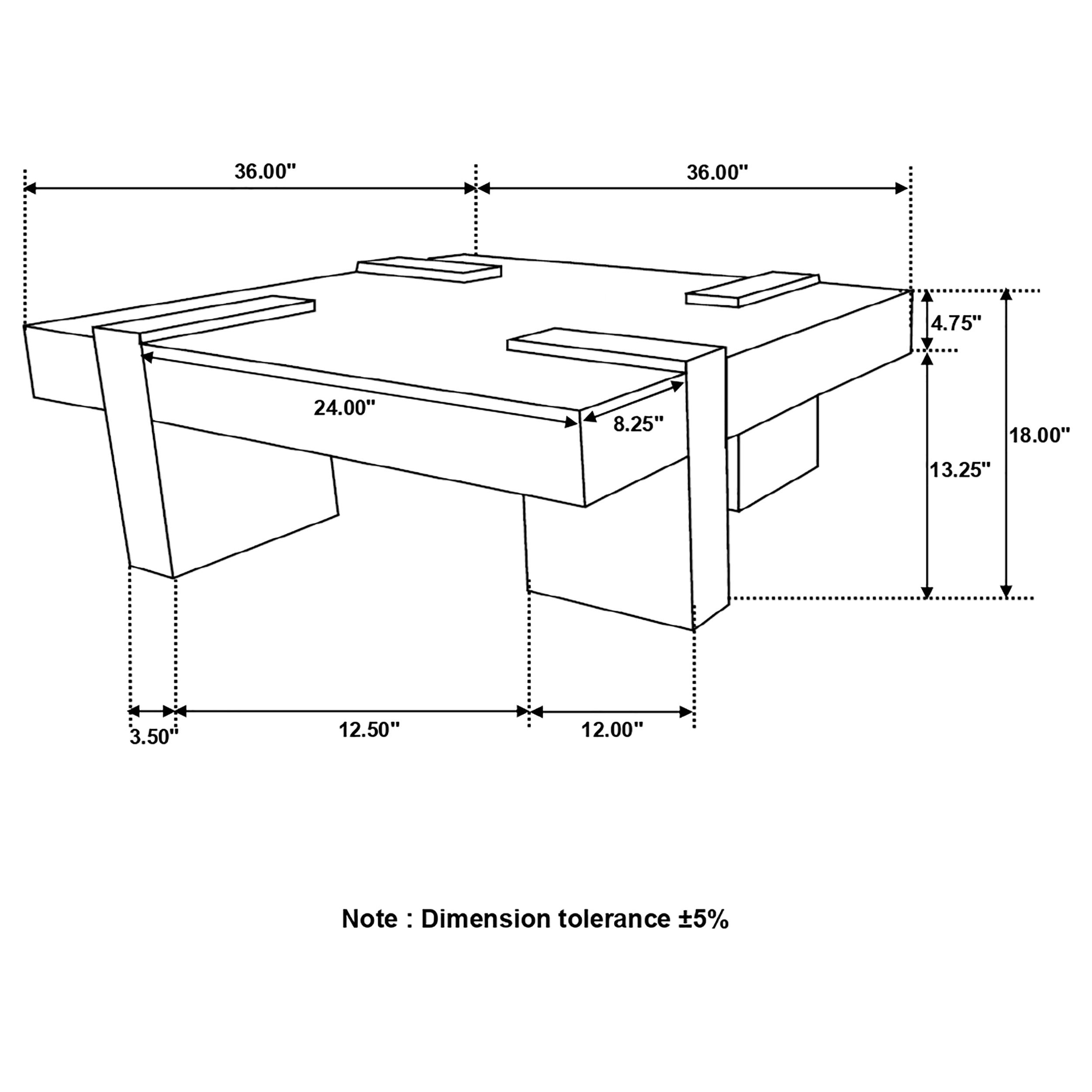 Samira Coffee Table - Ideal Furniture (Fresno,CA)