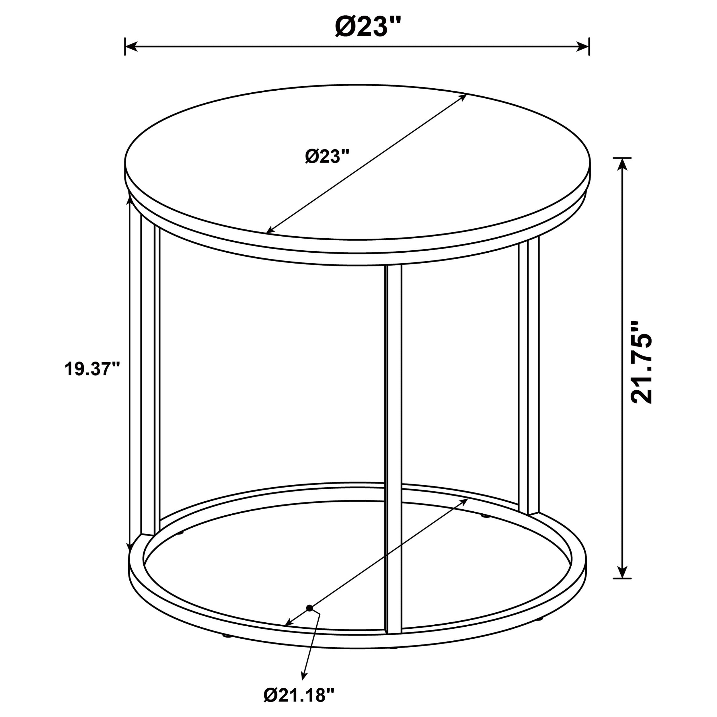 Lainey End Table - Ideal Furniture (Fresno,CA)