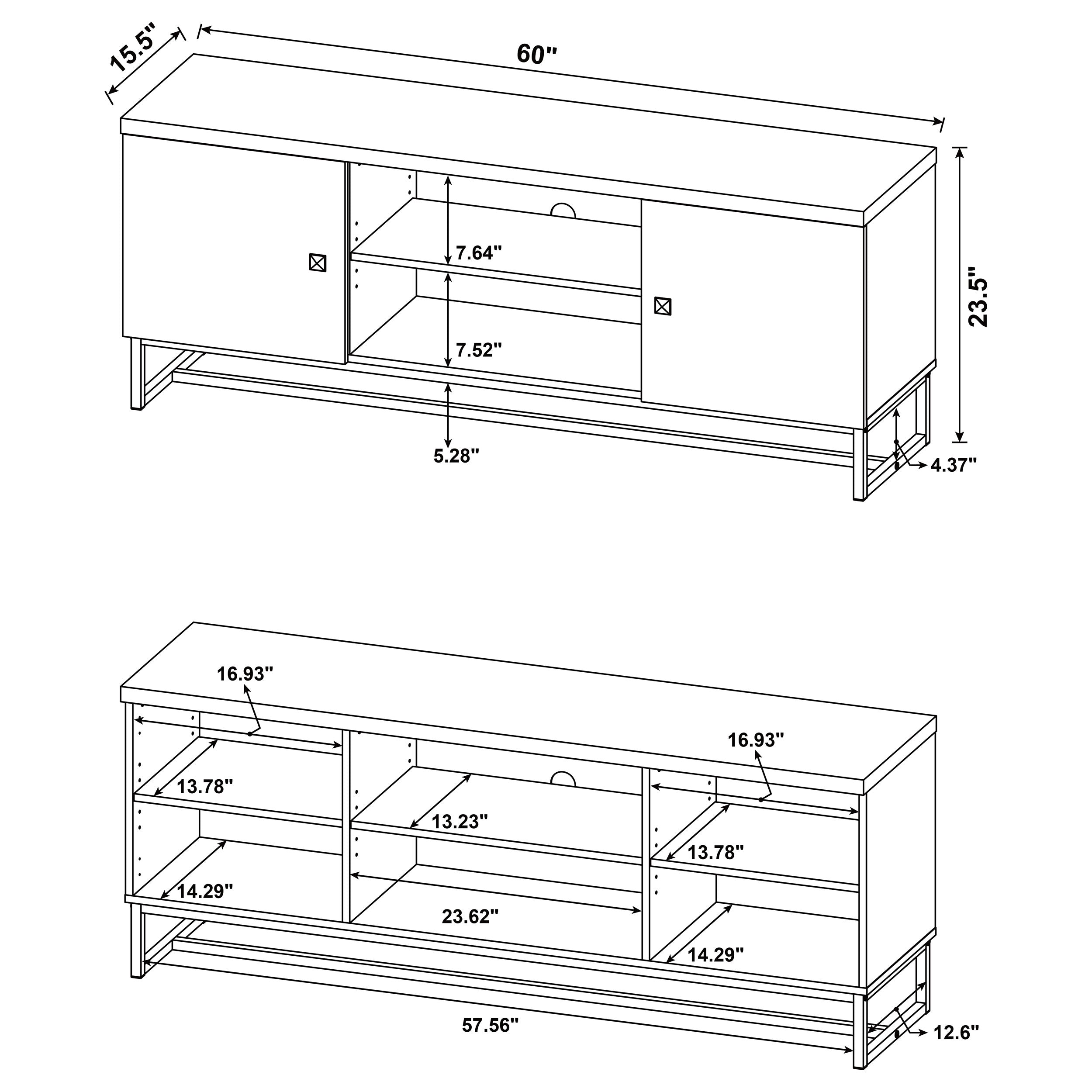 Myles TV Stand - Ideal Furniture (Fresno,CA)