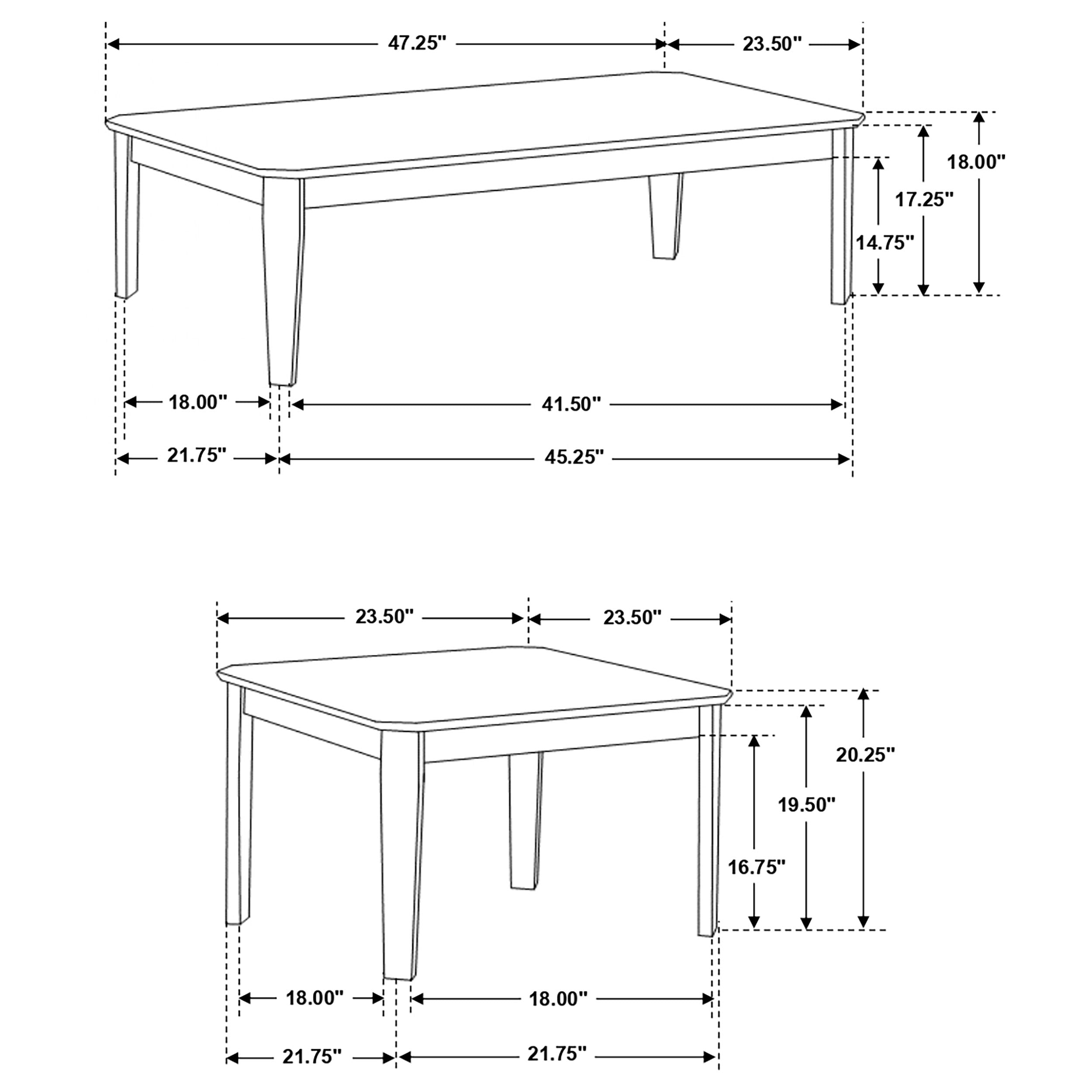 Amaro Coffee Table Set - Ideal Furniture (Fresno,CA)