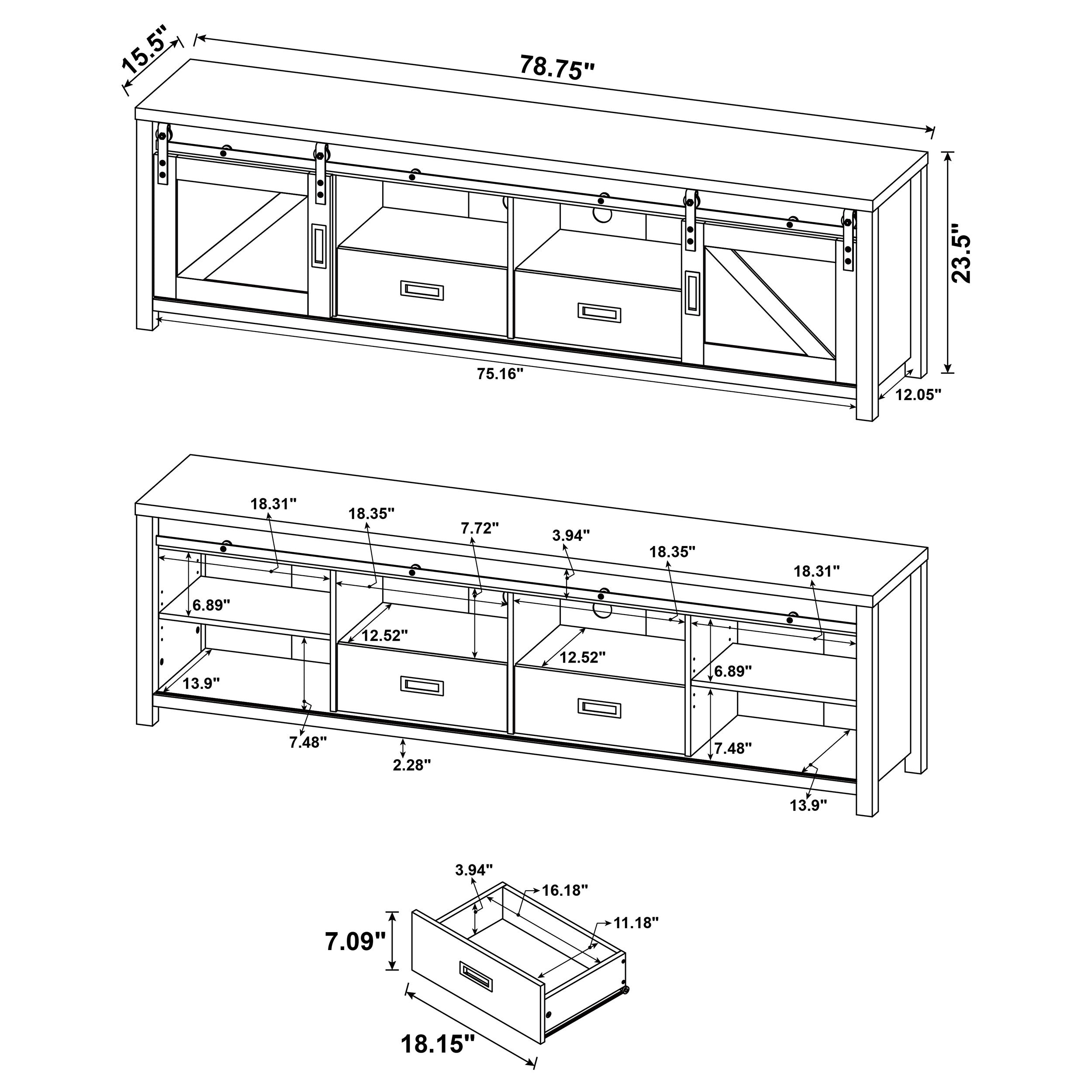 Madra TV Stand - Ideal Furniture (Fresno,CA)