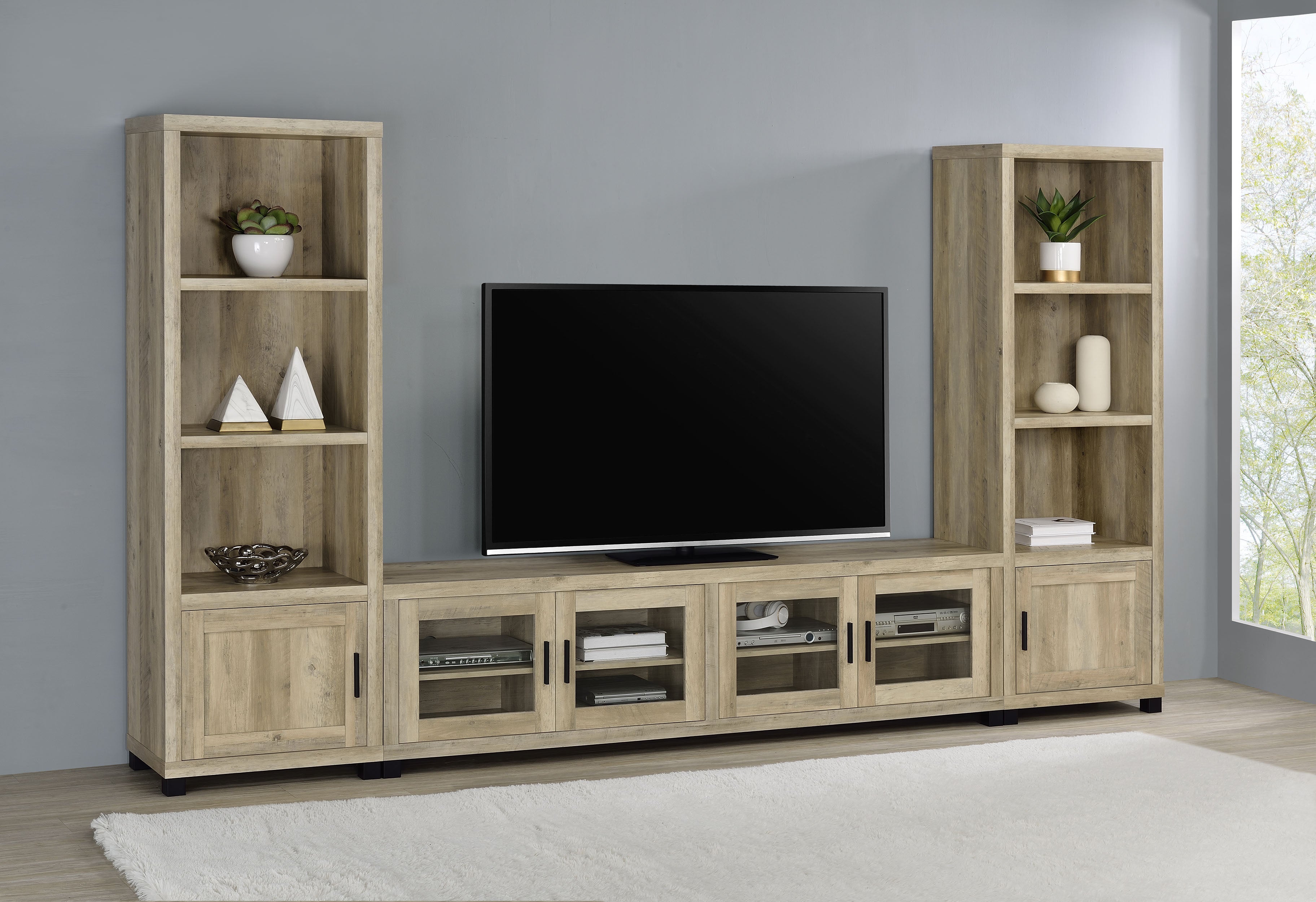 Sachin Entertainment Center - Ideal Furniture (Fresno,CA)