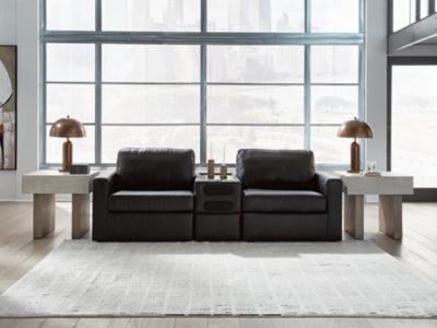 Modmax II Sectional Loveseat with Audio Console - Ideal Furniture (Fresno,CA)