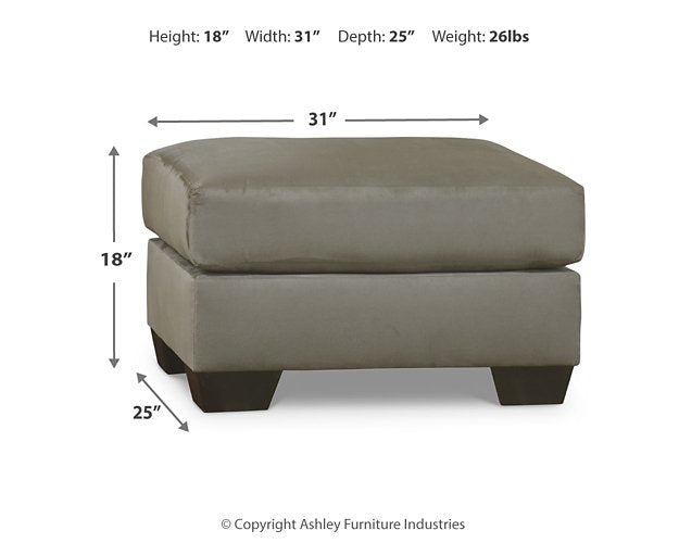 Darcy Ottoman - Ideal Furniture (Fresno,CA)
