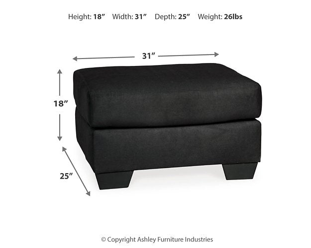 Darcy Ottoman - Ideal Furniture (Fresno,CA)
