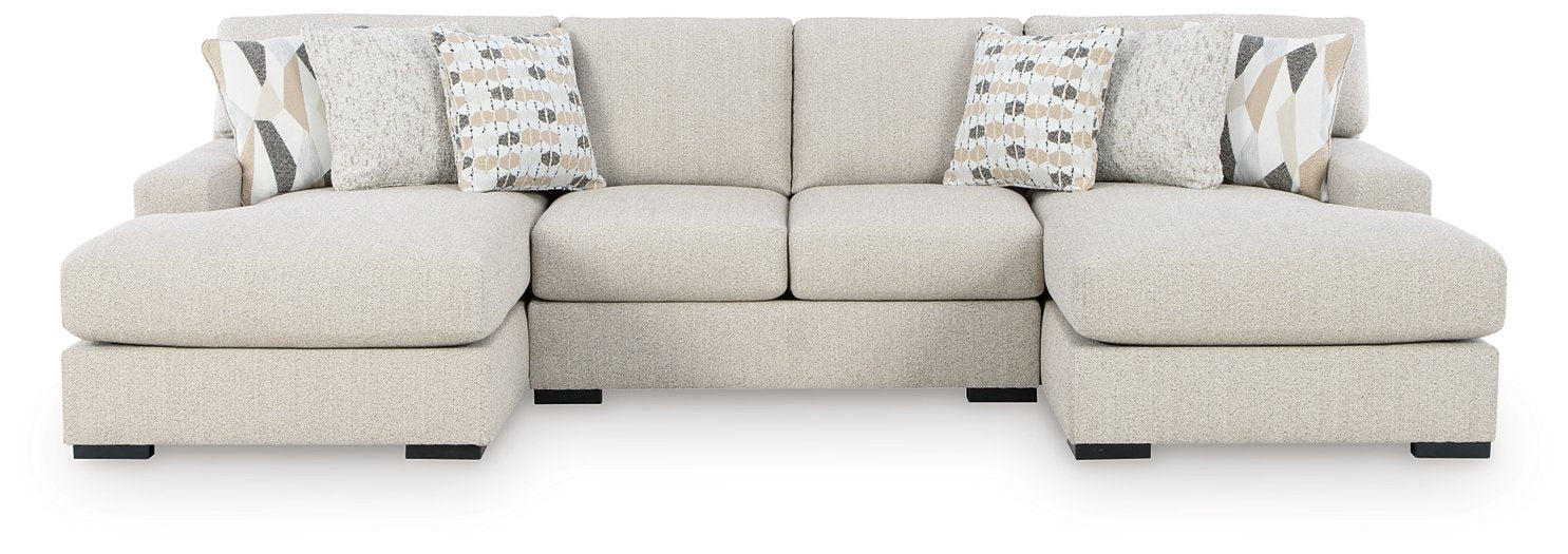 Laurelgrove Double Chaise Sectional - Ideal Furniture (Fresno,CA)