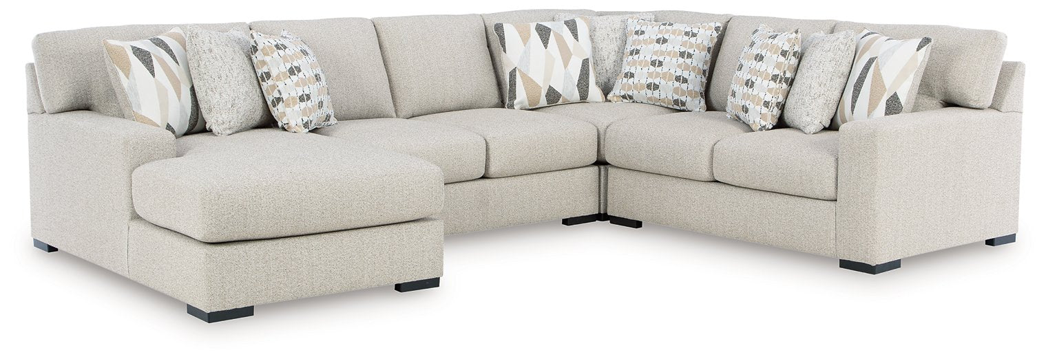 Laurelgrove Sectional with Chaise - Ideal Furniture (Fresno,CA)