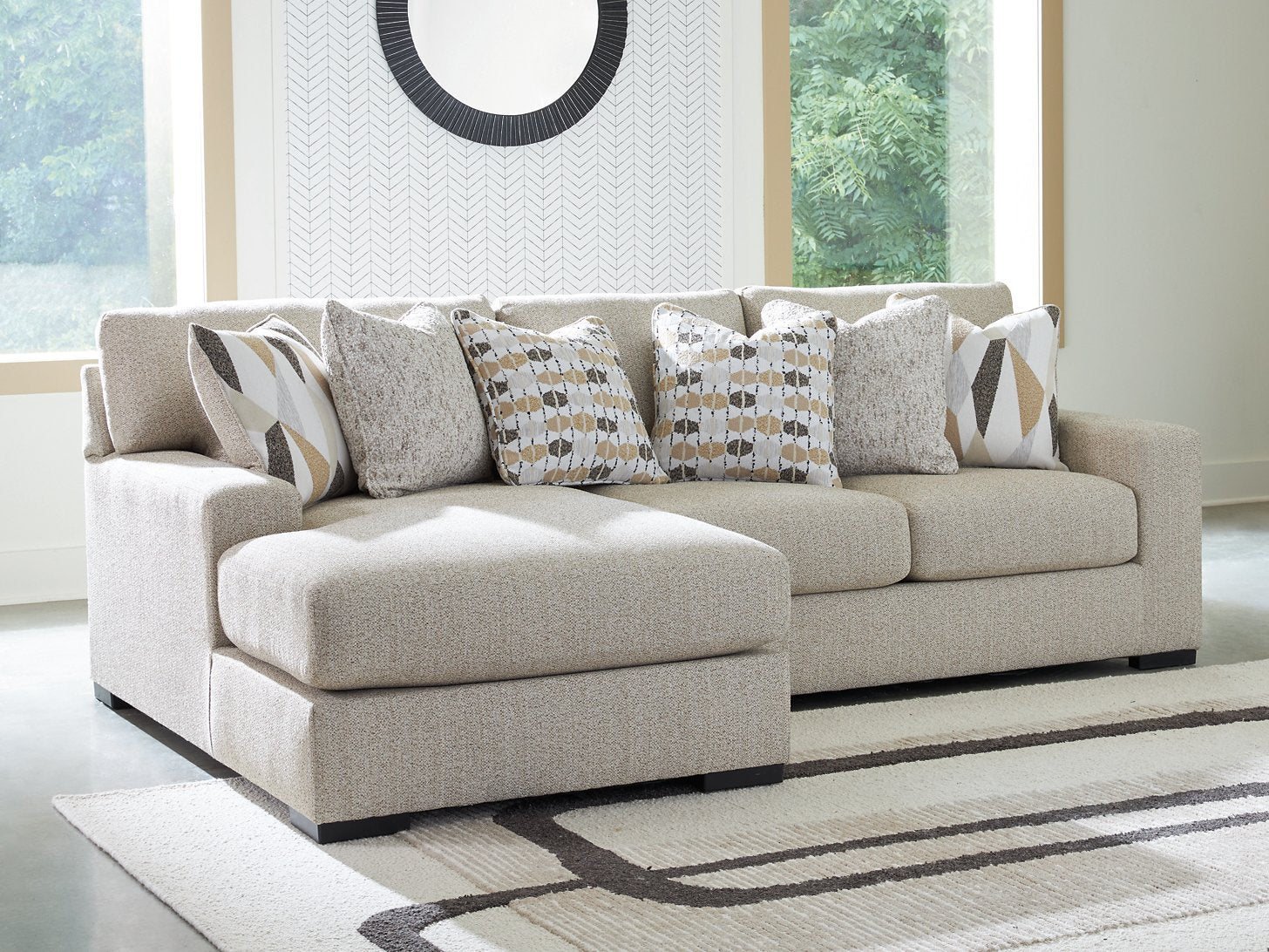 Laurelgrove Sectional Sofa Chaise - Ideal Furniture (Fresno,CA)