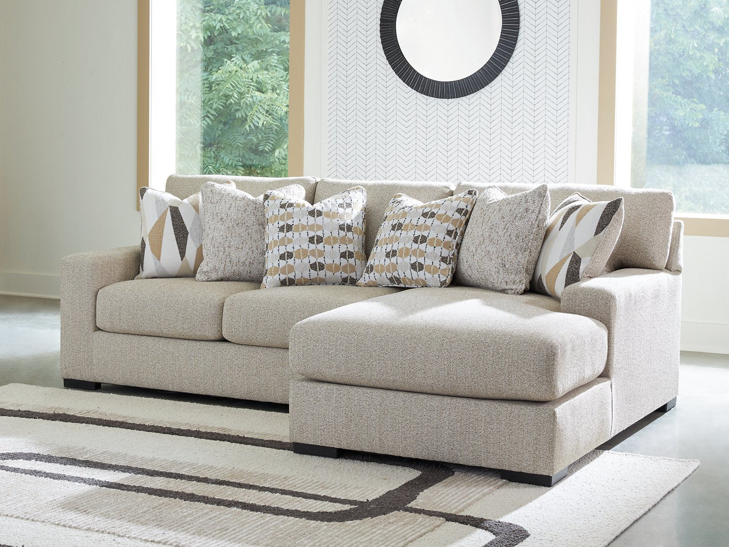 Laurelgrove Sectional Sofa Chaise - Ideal Furniture (Fresno,CA)