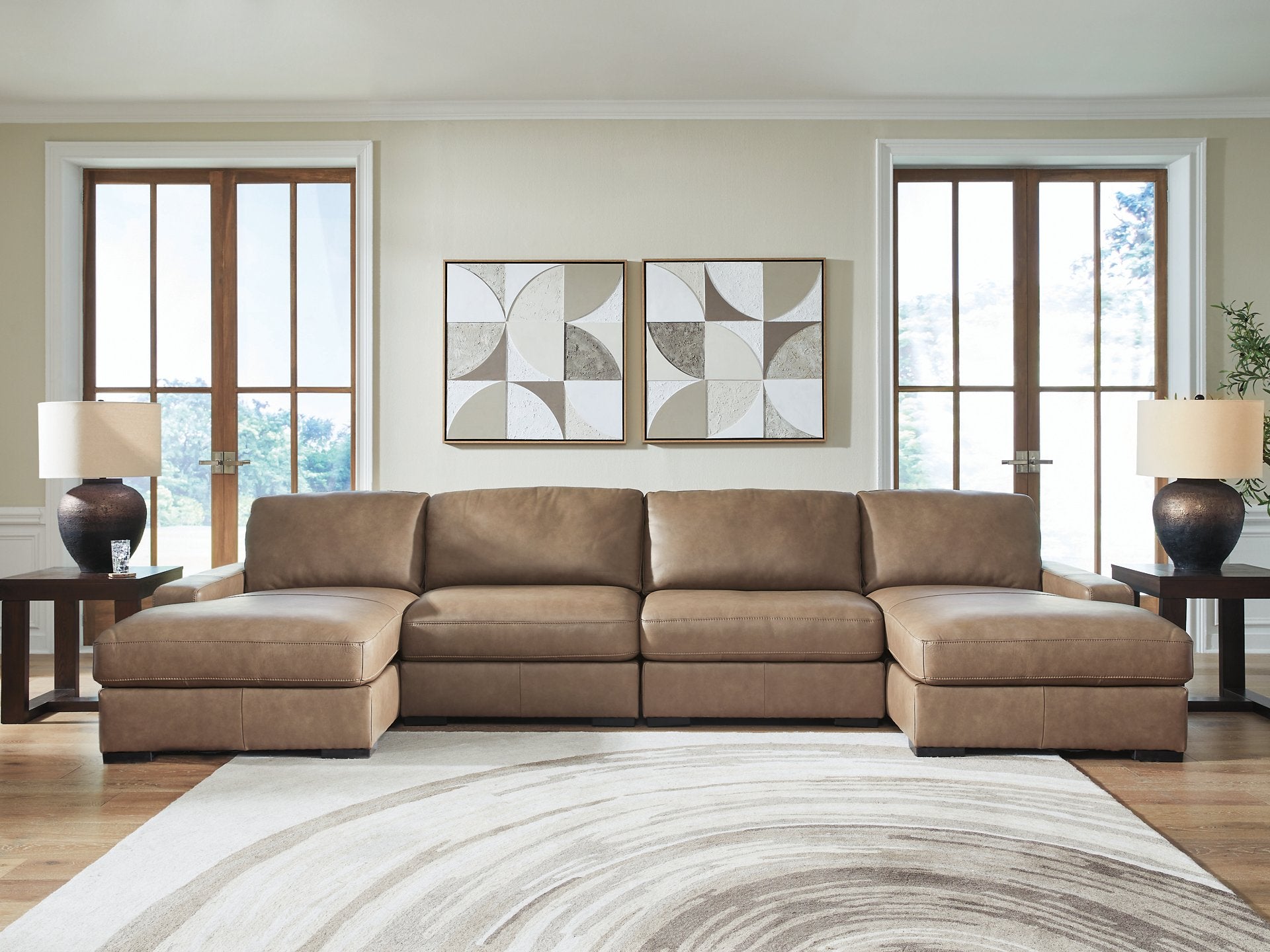 Veronella Double Chaise Sectional - Ideal Furniture (Fresno,CA)