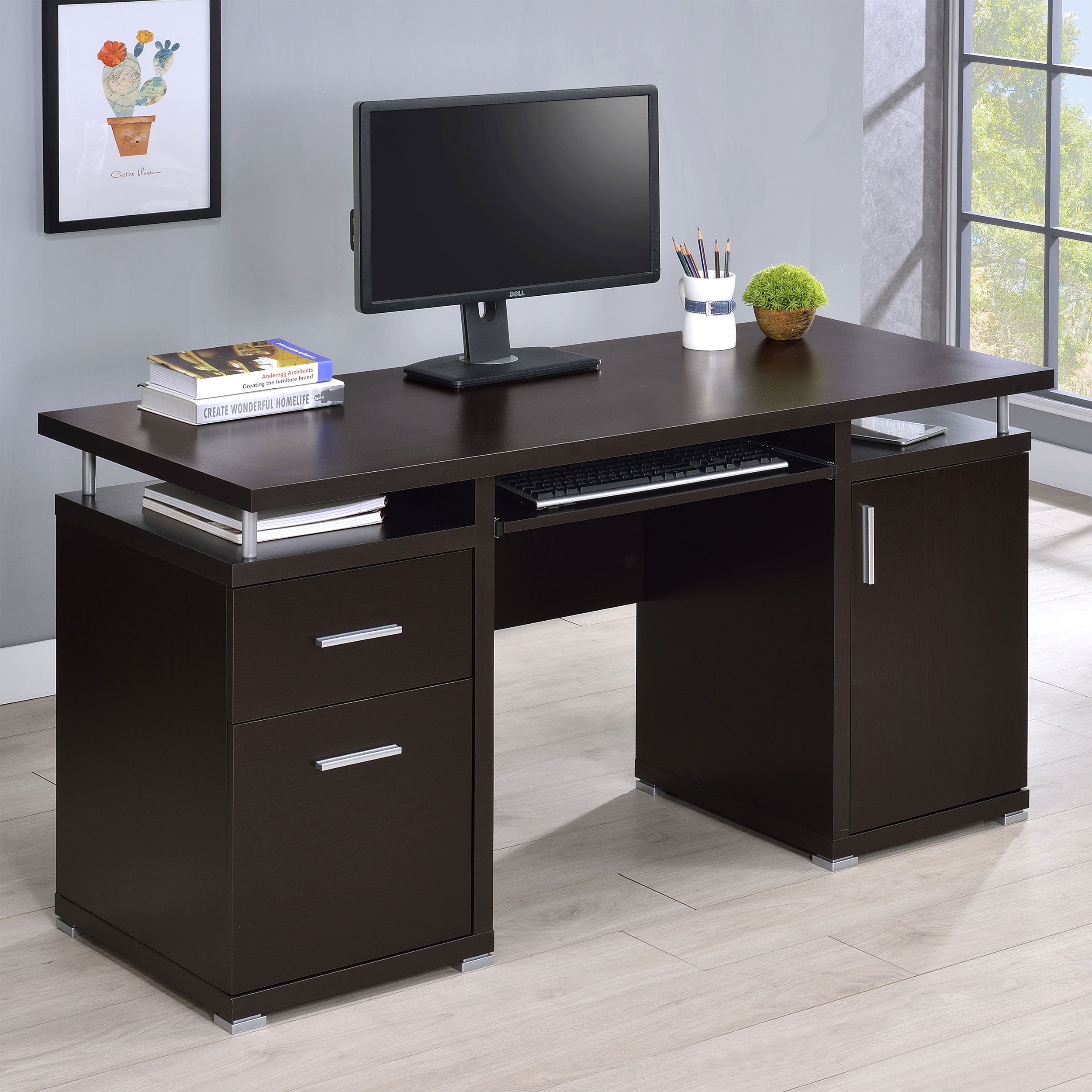 Tracy Computer Desk - Ideal Furniture (Fresno,CA)