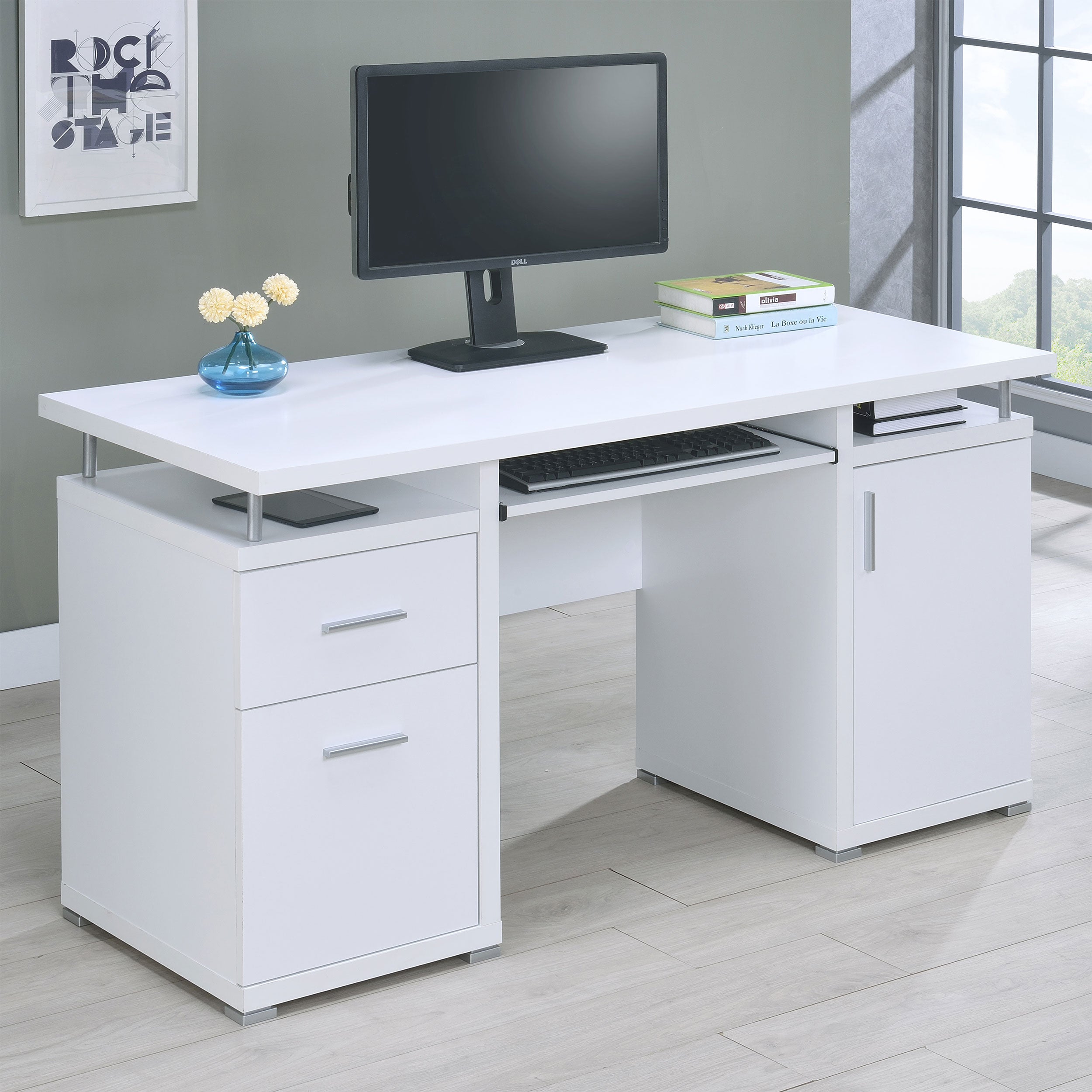 Tracy Computer Desk - Ideal Furniture (Fresno,CA)