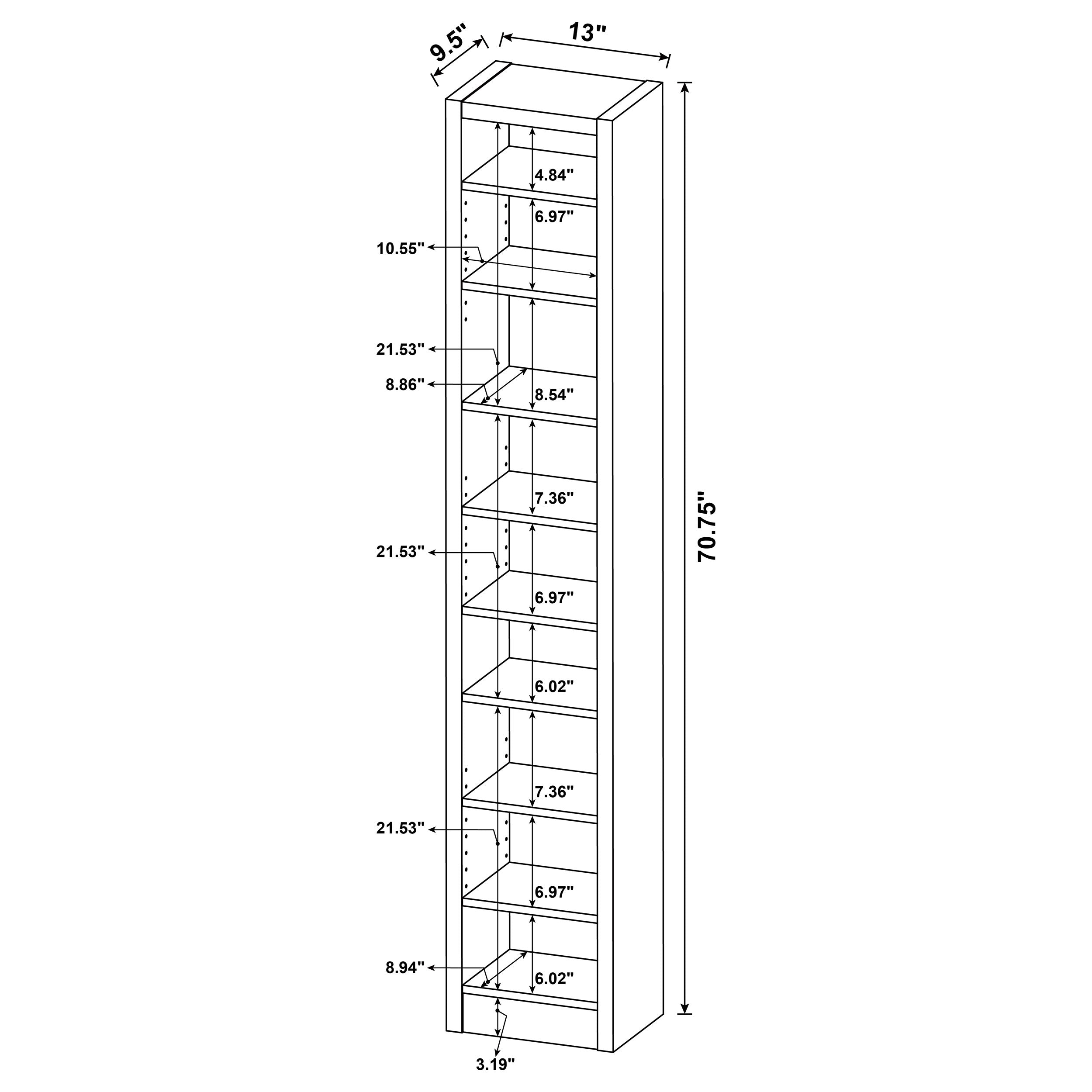 Eliam Bookcase - Ideal Furniture (Fresno,CA)