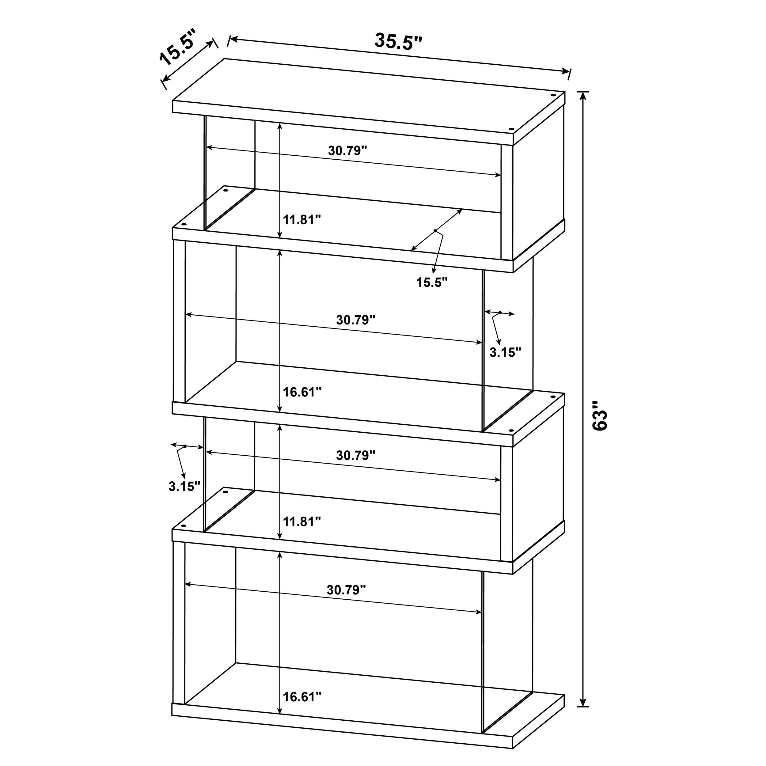 Emelle Bookshelf - Ideal Furniture (Fresno,CA)