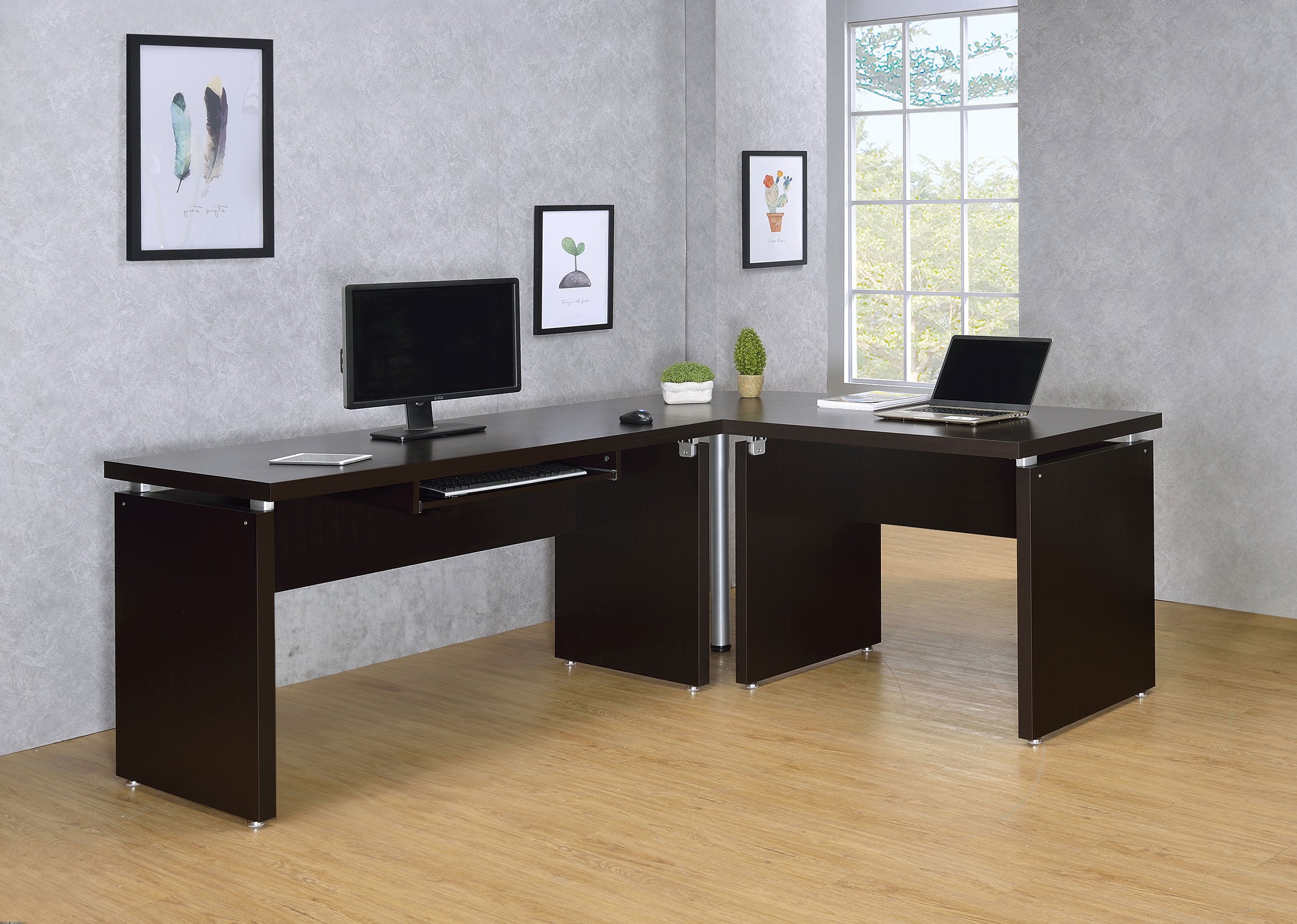 Skylar Computer Desk - Ideal Furniture (Fresno,CA)