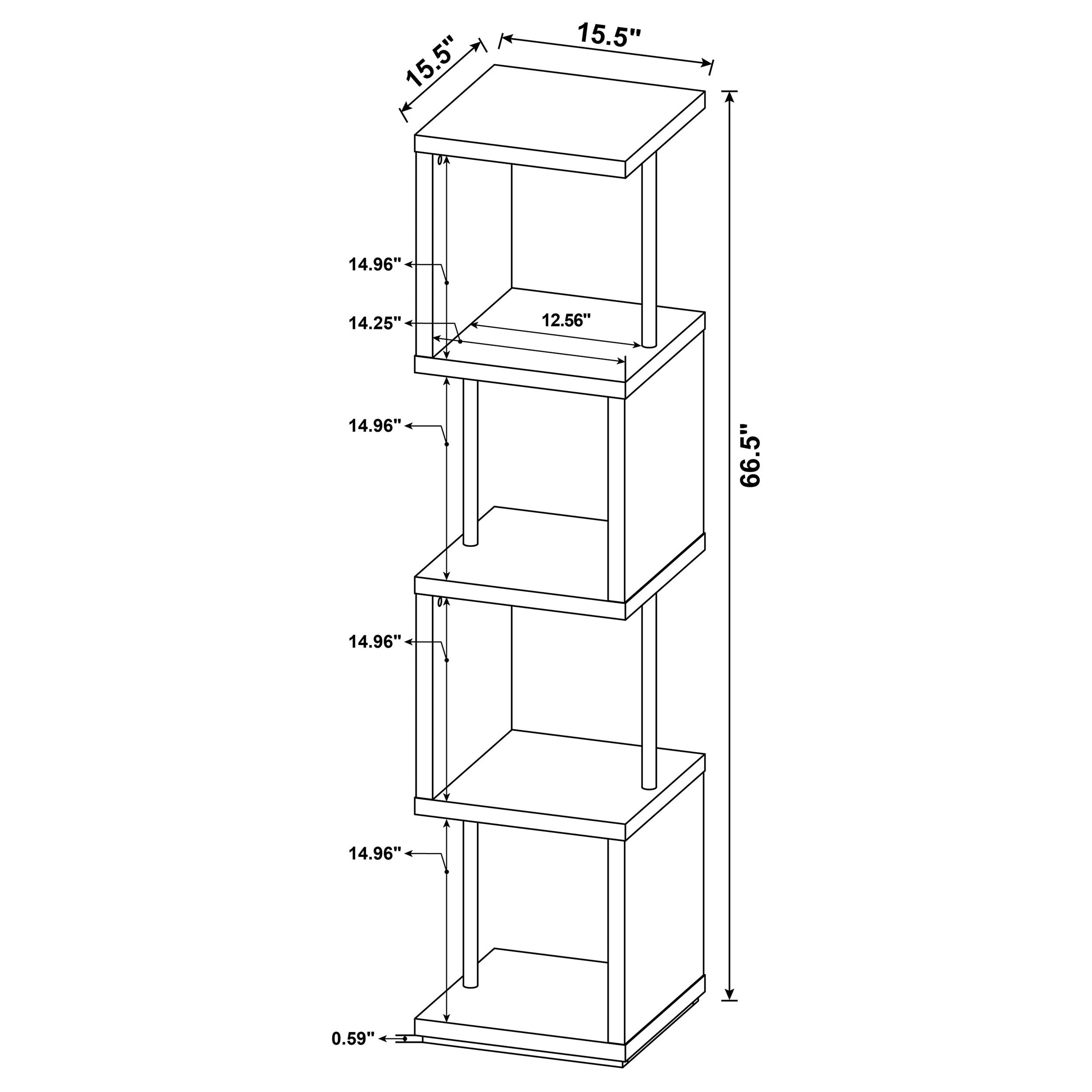 Baxter Bookshelf - Ideal Furniture (Fresno,CA)