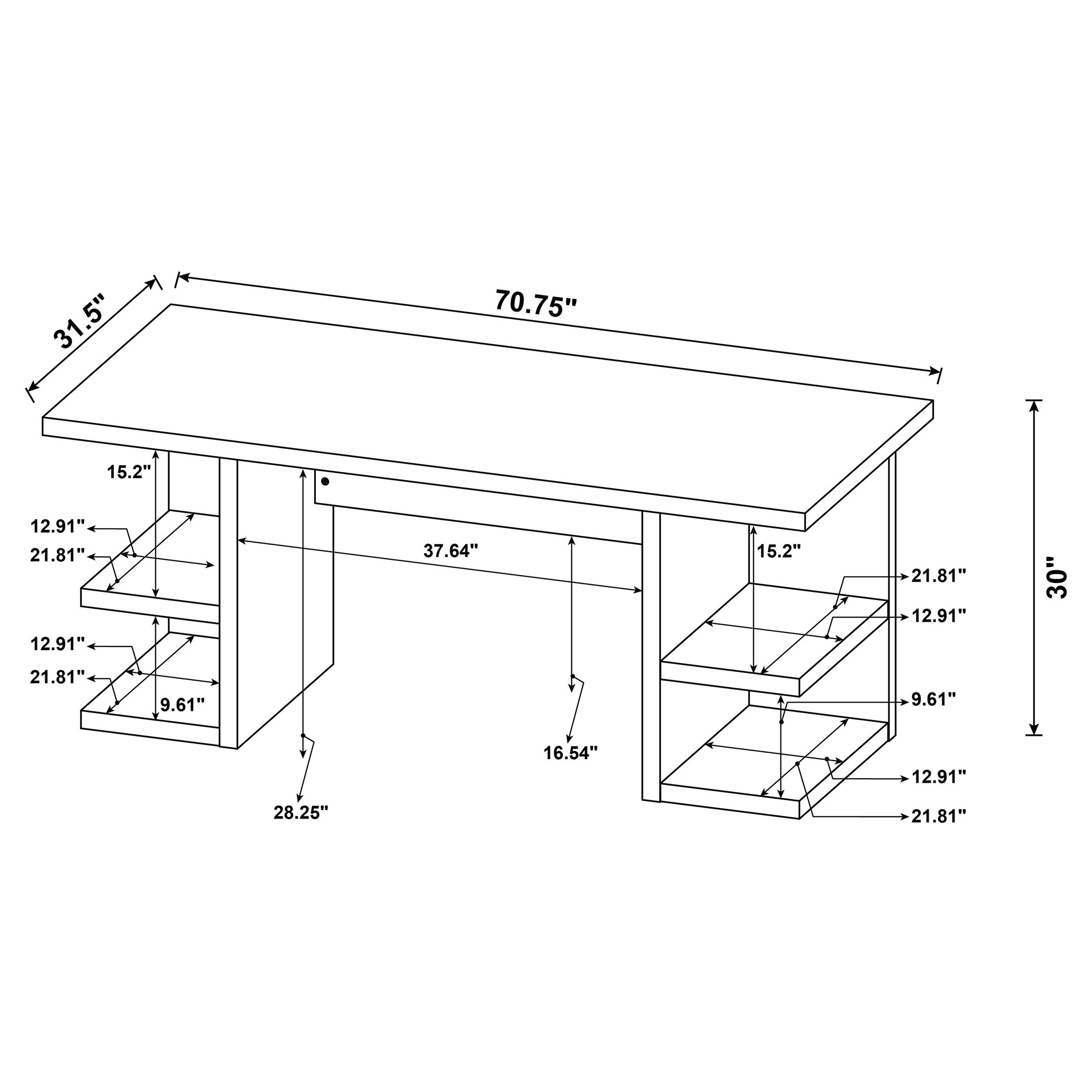 Alice Writing Desk - Ideal Furniture (Fresno,CA)
