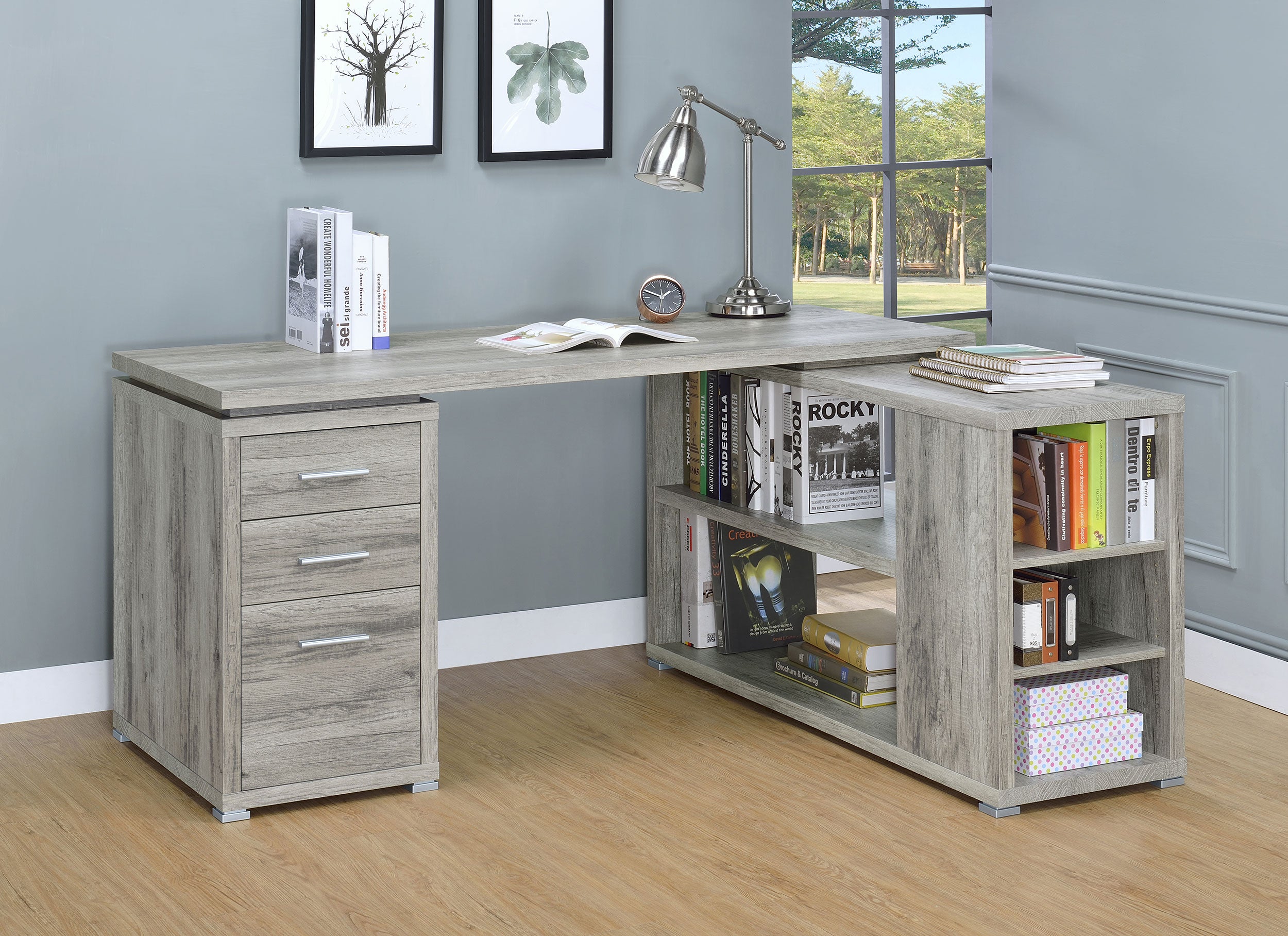 Yvette Computer Desk - Ideal Furniture (Fresno,CA)
