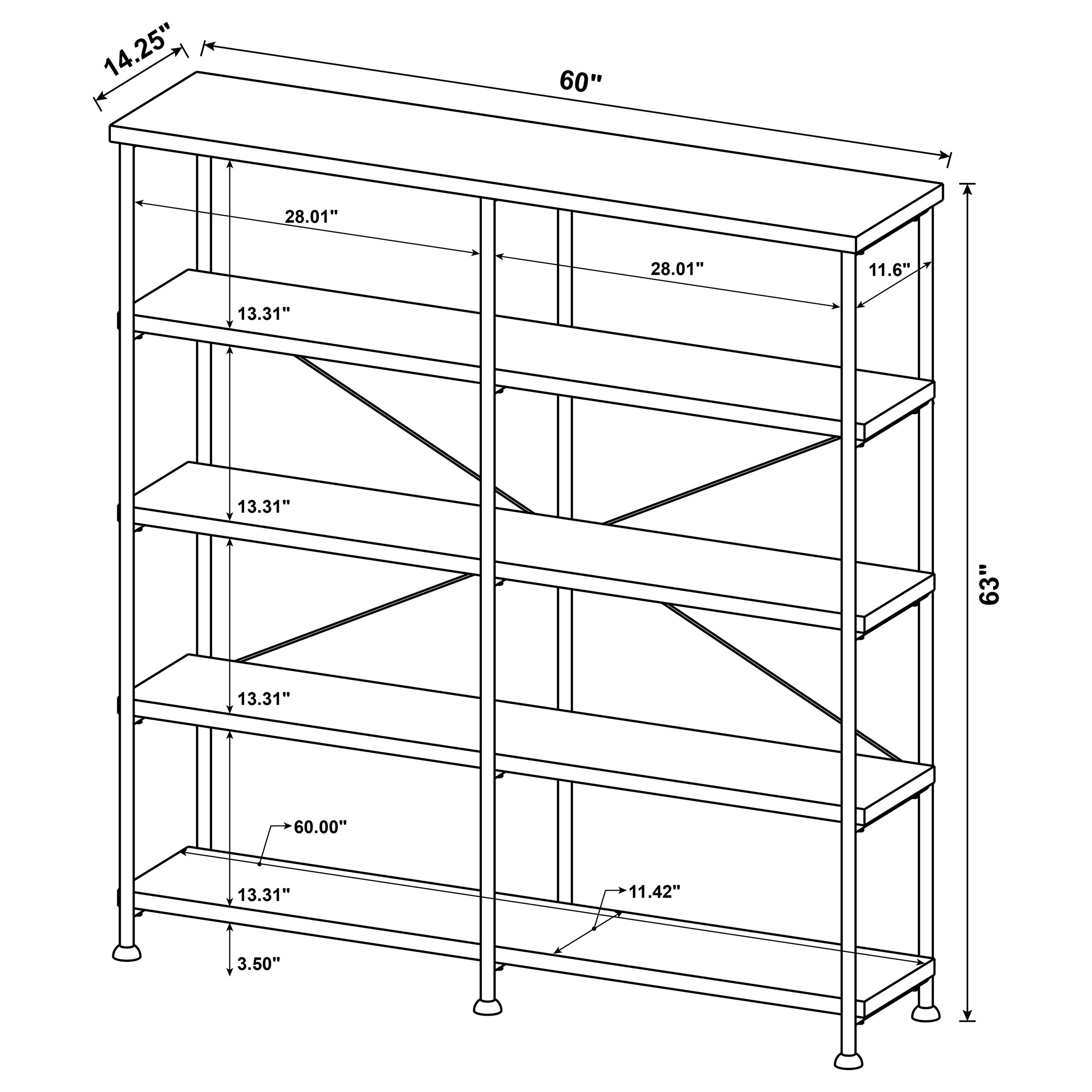 Analiese Bookshelf - Ideal Furniture (Fresno,CA)
