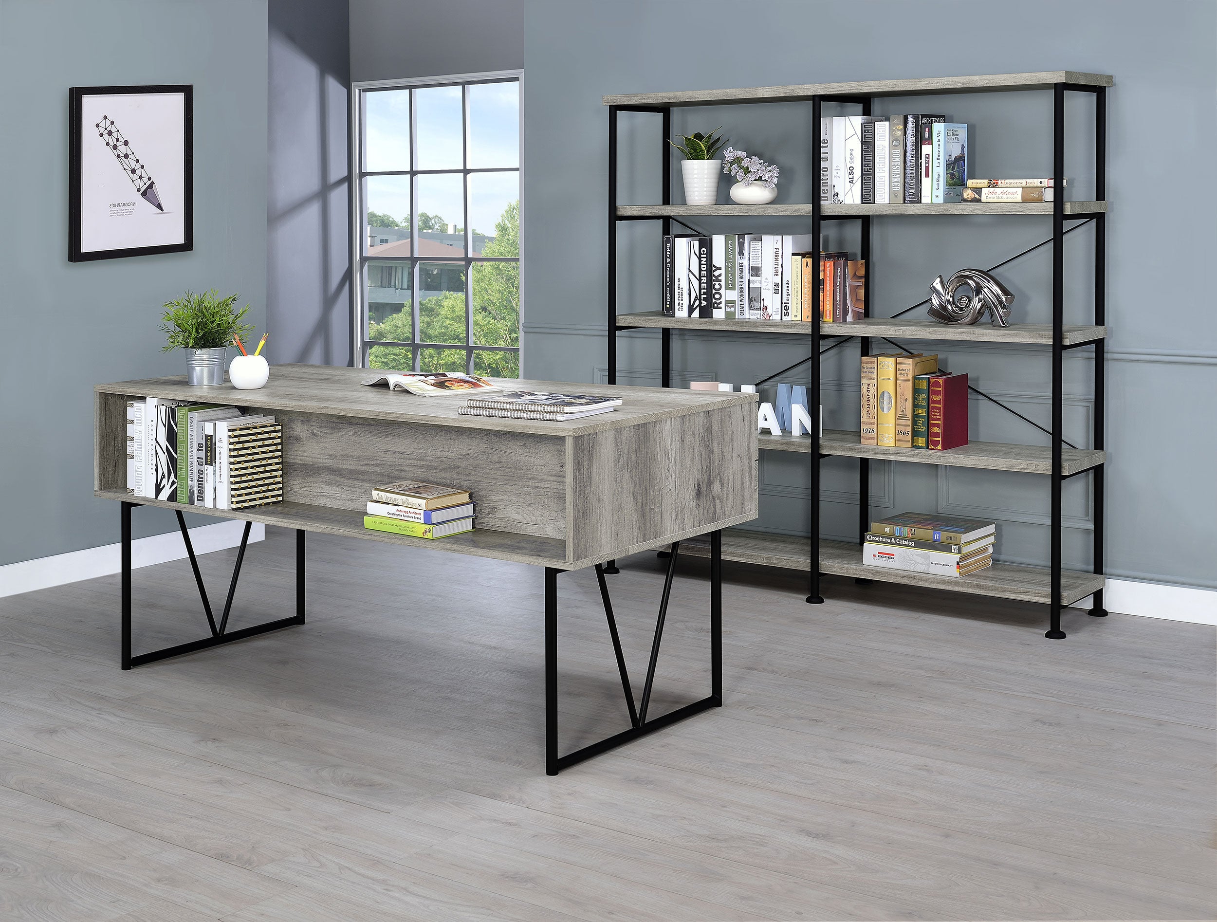 Analiese Bookshelf - Ideal Furniture (Fresno,CA)