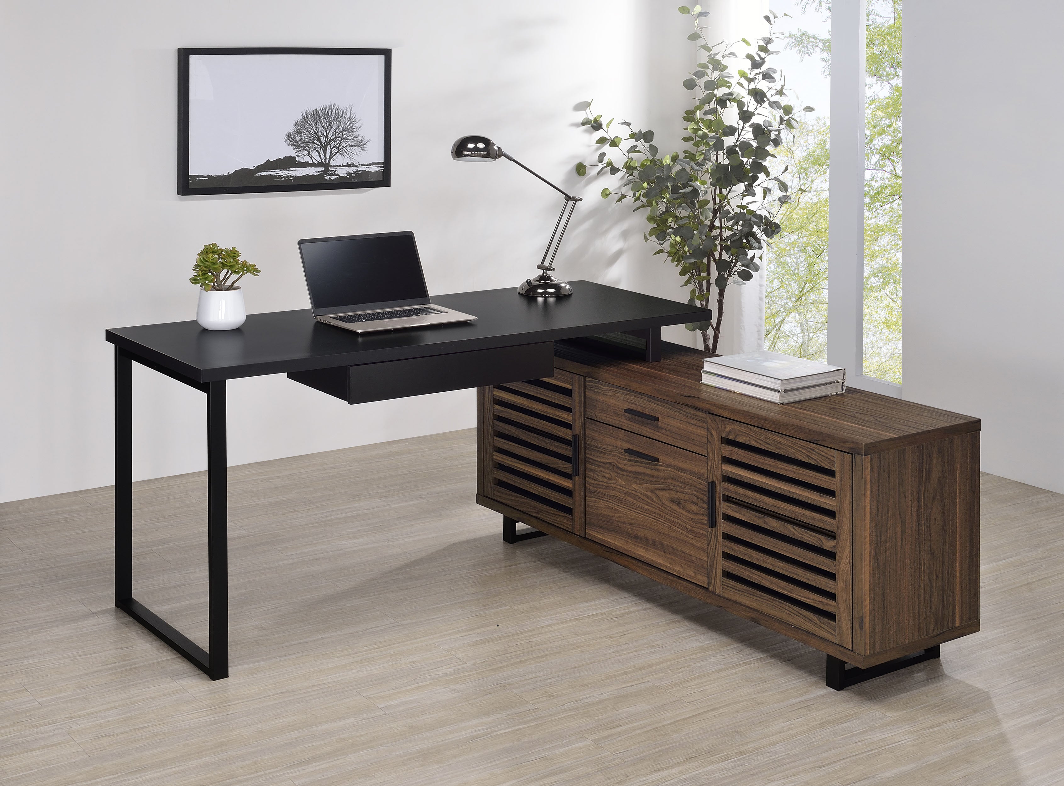 Maddox Computer Desk - Ideal Furniture (Fresno,CA)