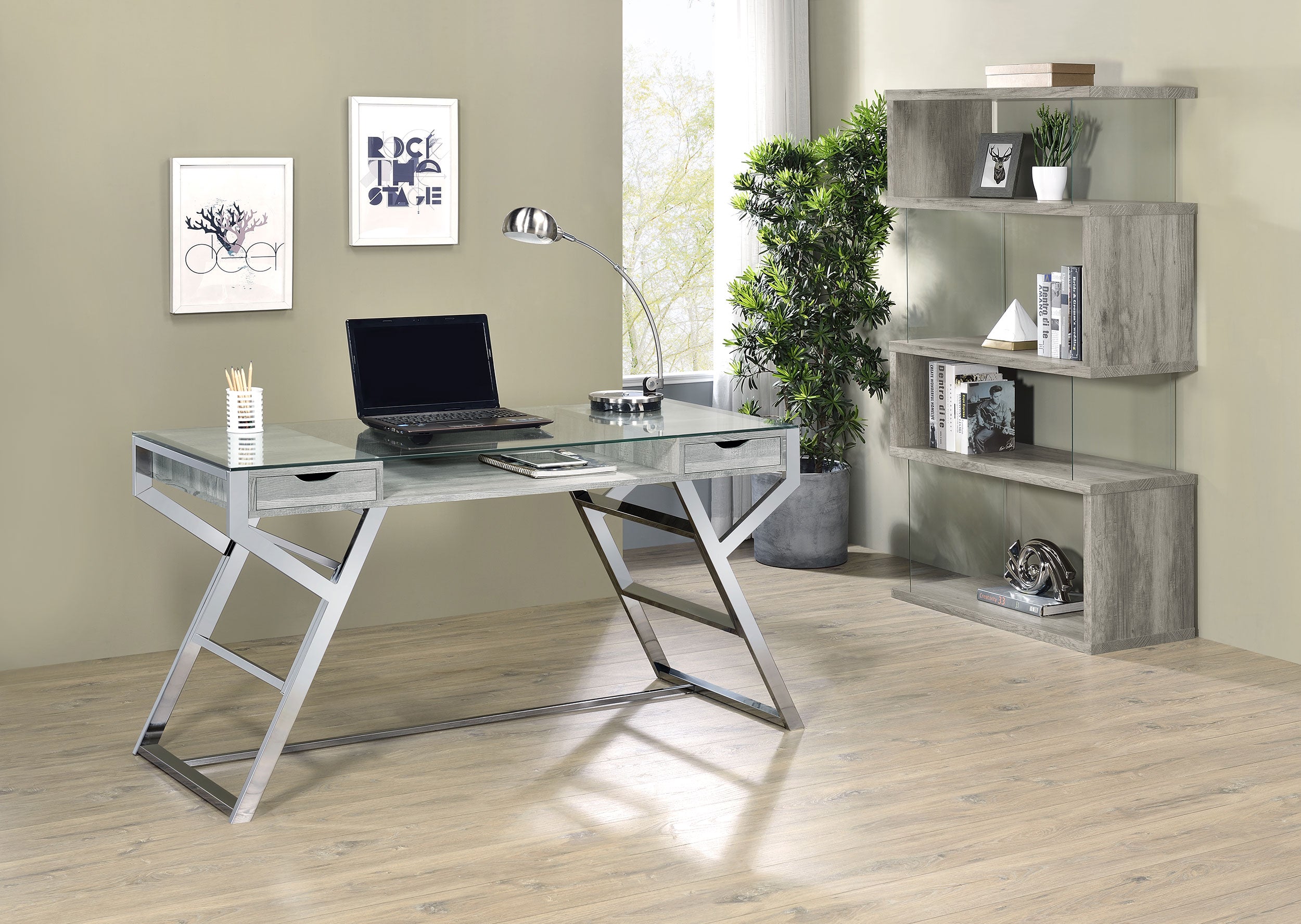 Emelle Bookshelf - Ideal Furniture (Fresno,CA)
